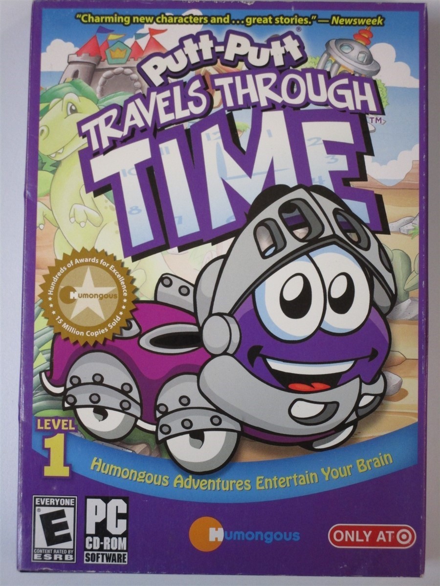 Video Game PC Putt Putt Travels Through Time Level 1 Target Exclusive NEW BOX