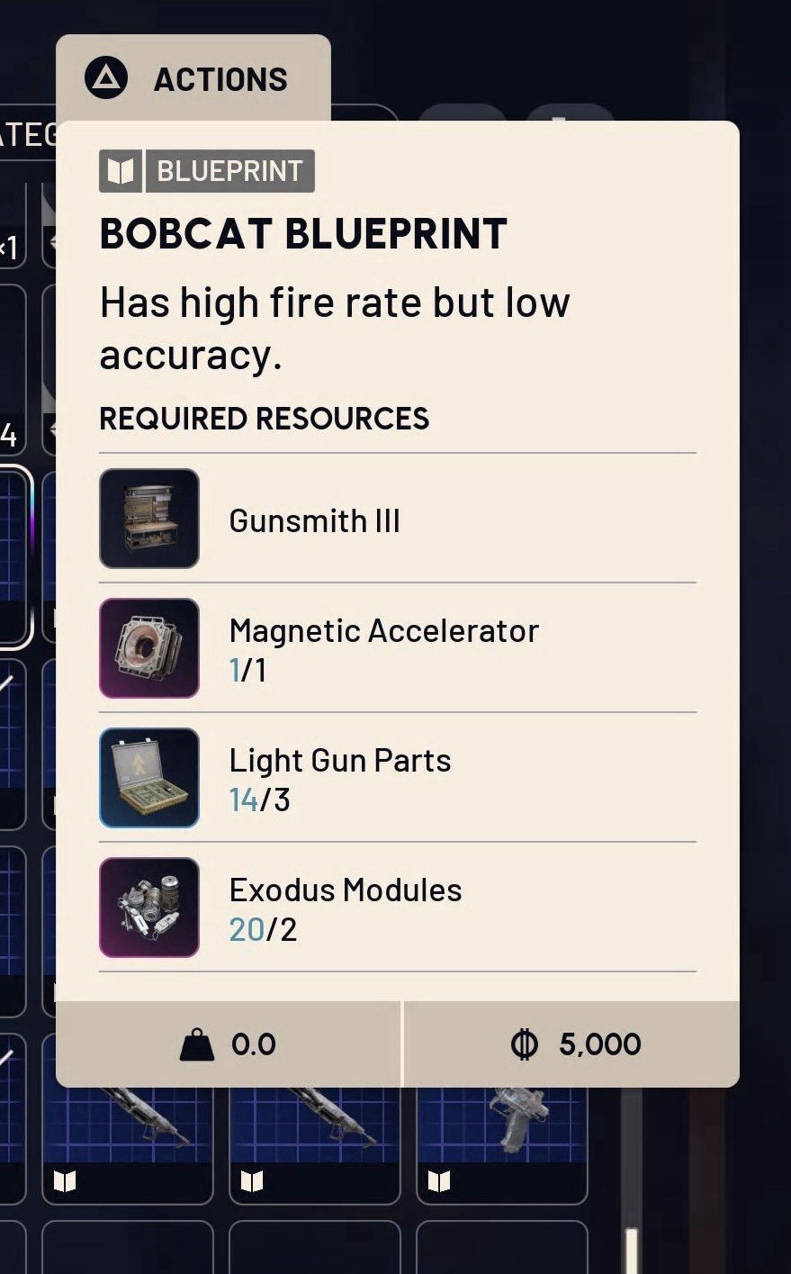 ARC RAIDERS,BOBCAT BLUEPRINT, CHEAPEST & FASTEST