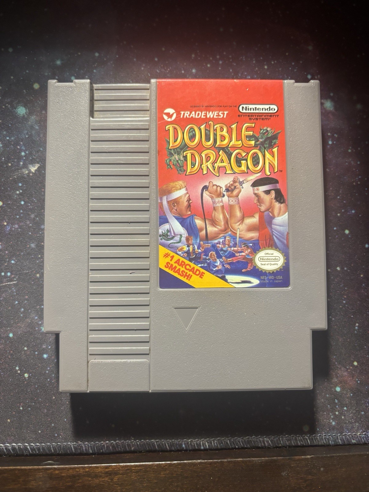 Double Dragon Nintendo NES 1988 Cart Cleaned, Tested, And Working