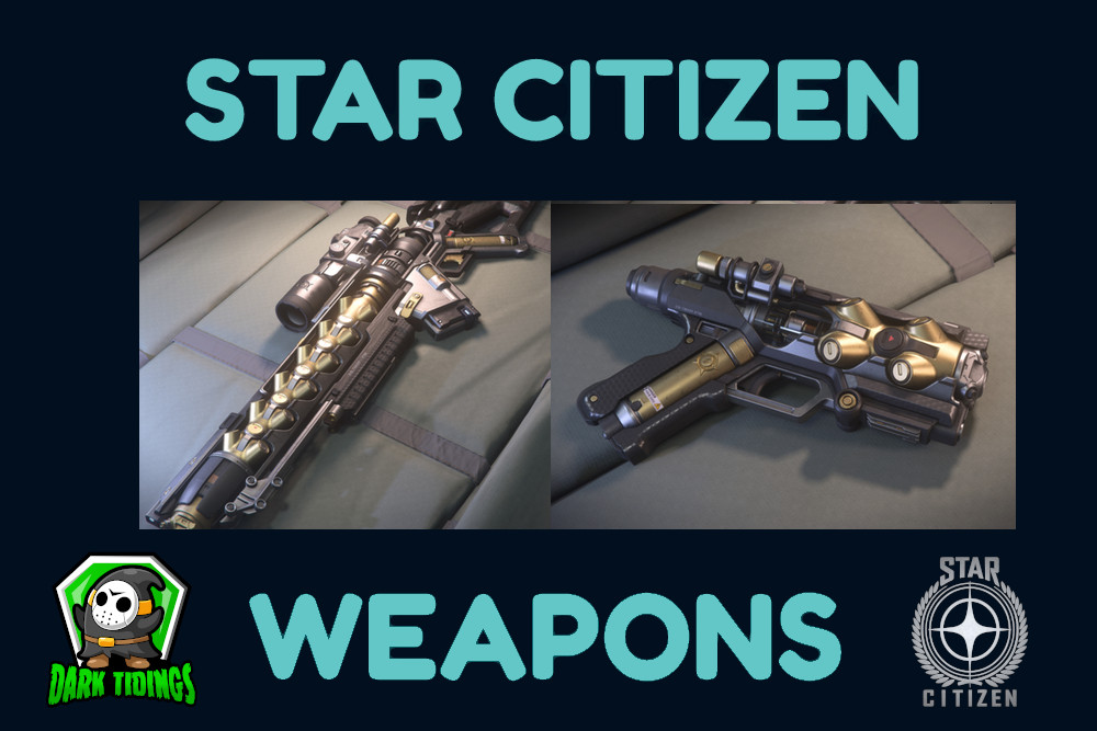 Star Citizen Weapon ATZKAV ”DEADEYE” SNIPER RIFLE & PISTOL Star Citizen Gun