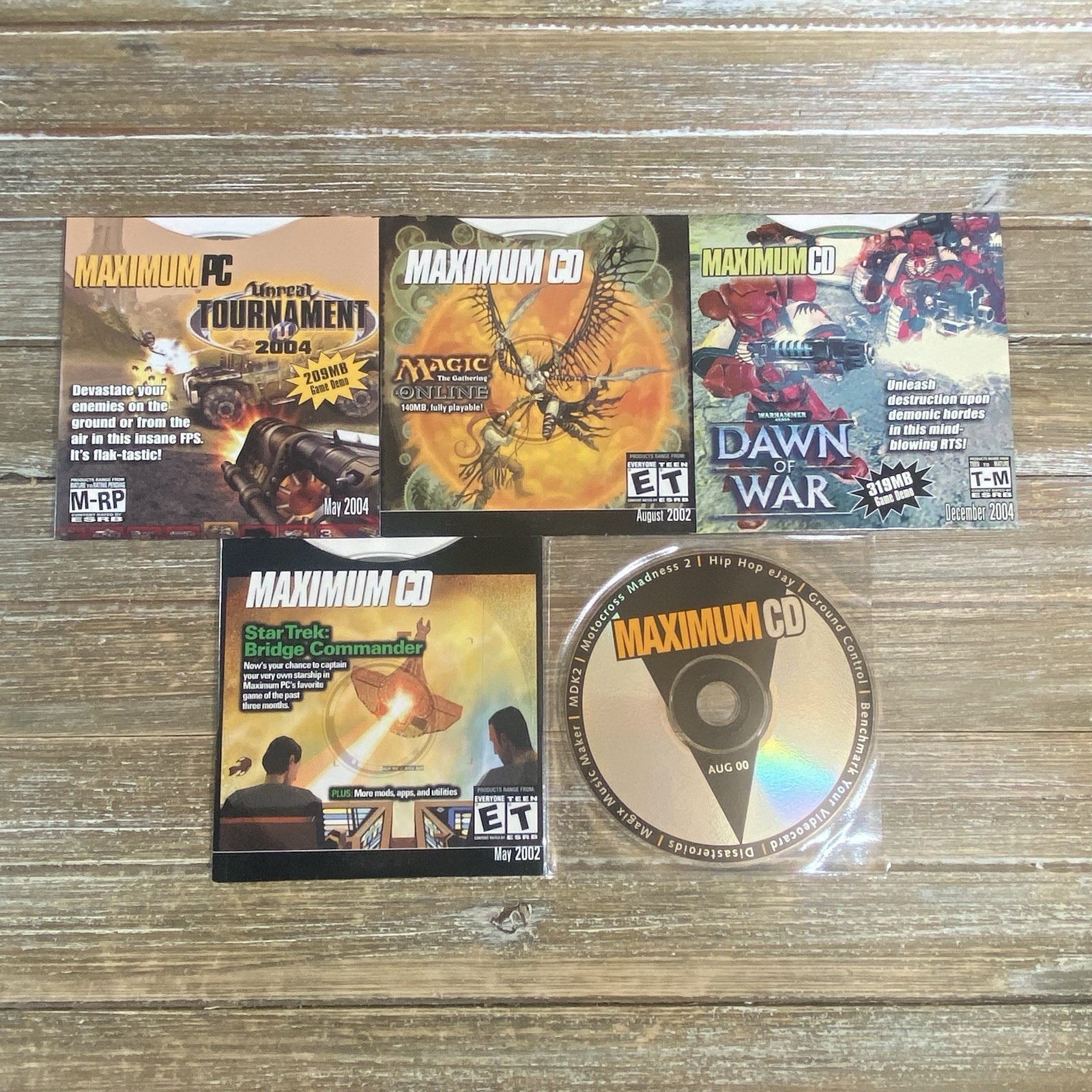 50 PC GAMER & MAXIMUM CD DEMO Game Lot! Tony Hawk Pro Skater Duke Nukem Far Cry!