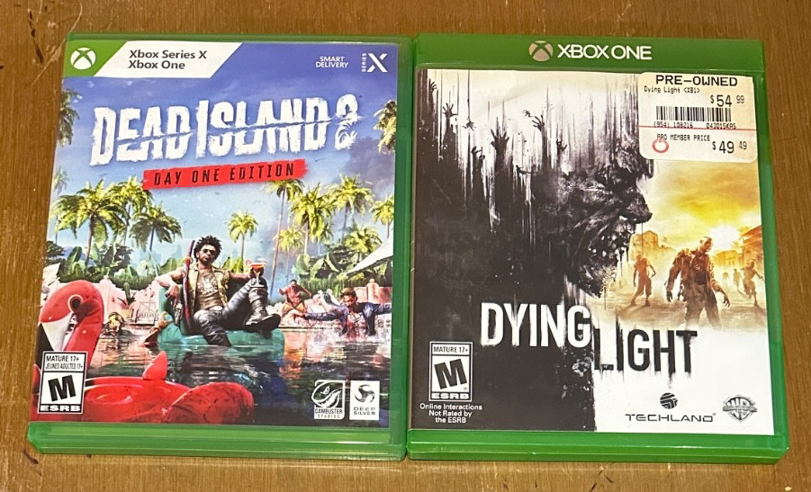Xbox Series X One Dead Island 2 Day One Edition + Dying Light CIB Lot of 2 Games