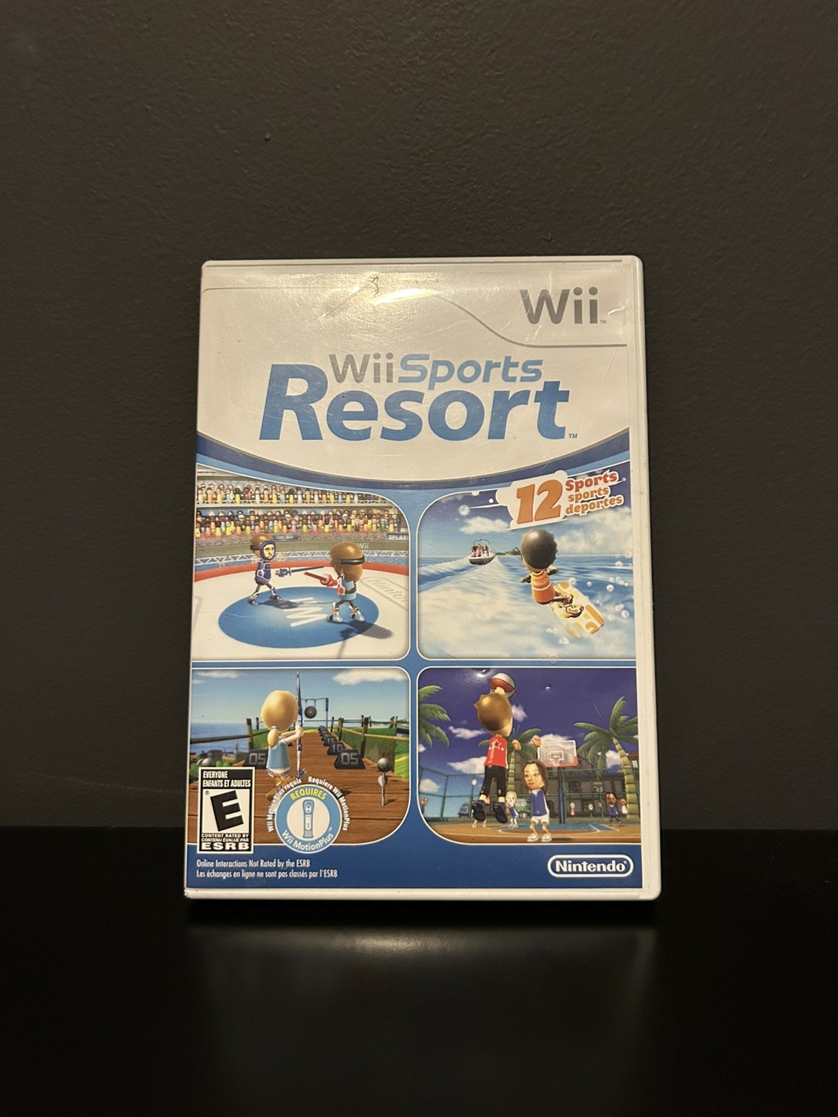Wii Sports Resort Nintendo Wii Game Complete W/ Disc Manual Insert Case