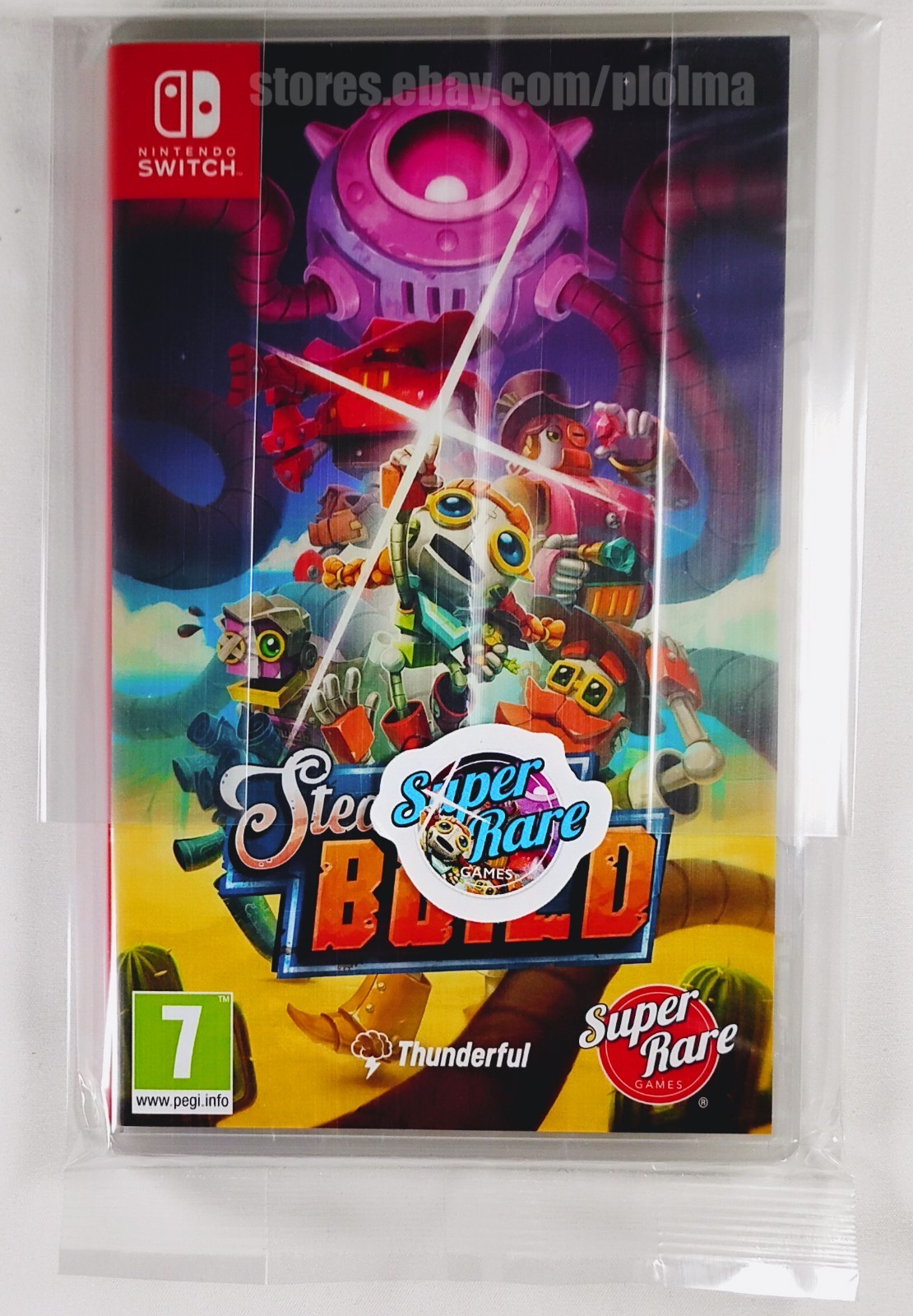 STEAMWORLD BUILD New NINTENDO SWITCH Super Rare Games SRG #125 Steam World