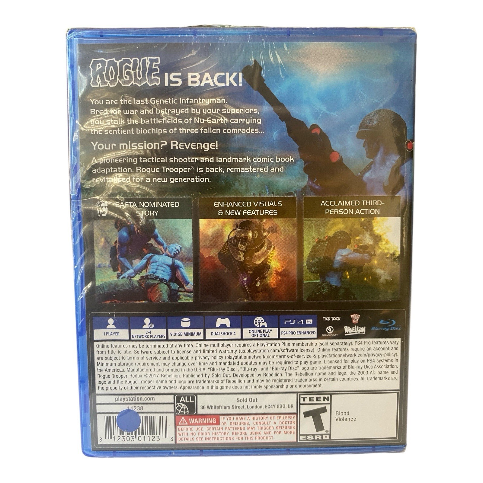 Rogue Trooper Redux PS4 PlayStation 4 new