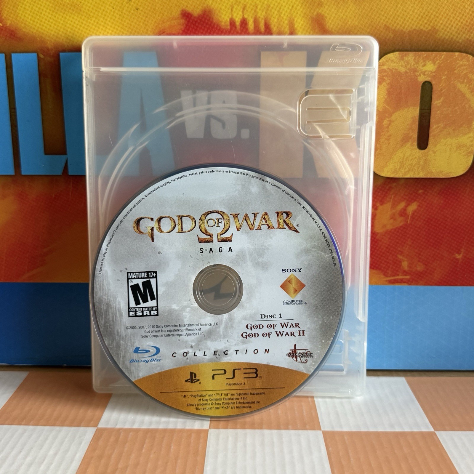 God Of War Saga Collection 2012 Sony Playstation 3 Disc 1 Only