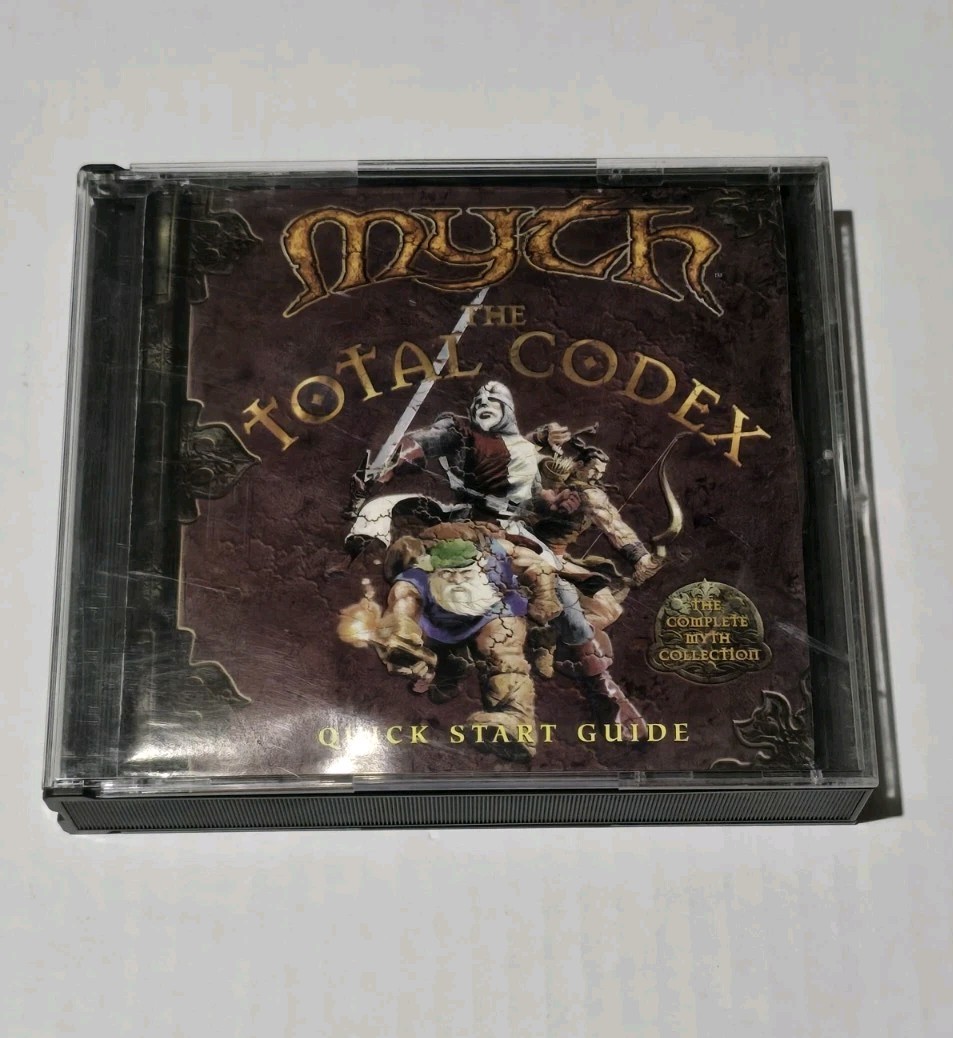 Myth: The Total Codex Big Box + 3 CDs & Jewel Case CD-Rom 1999 Windows 98/99/NT