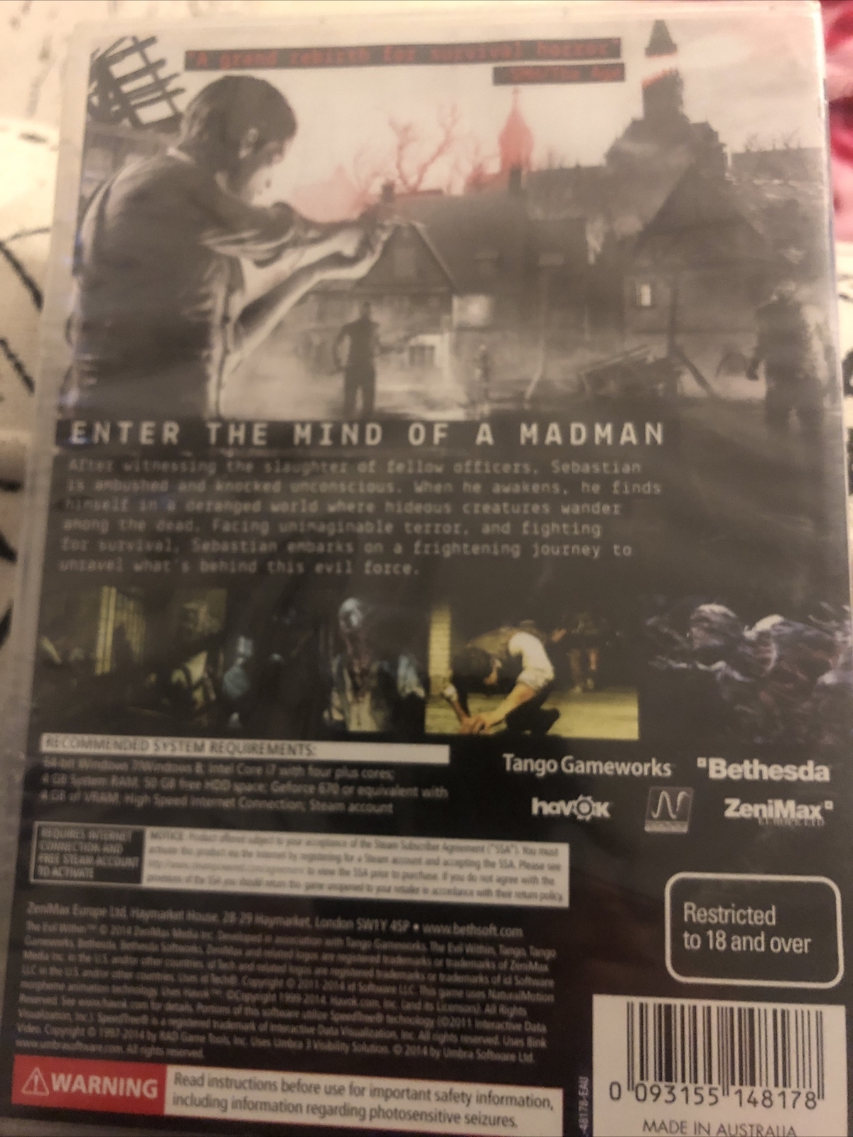 The Evil Within PC GAME R18+ 2014