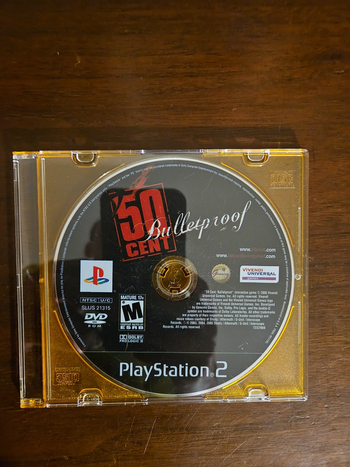 50 Cent Bulletproof – PS2 Game / Loose / Tested & Cleaned