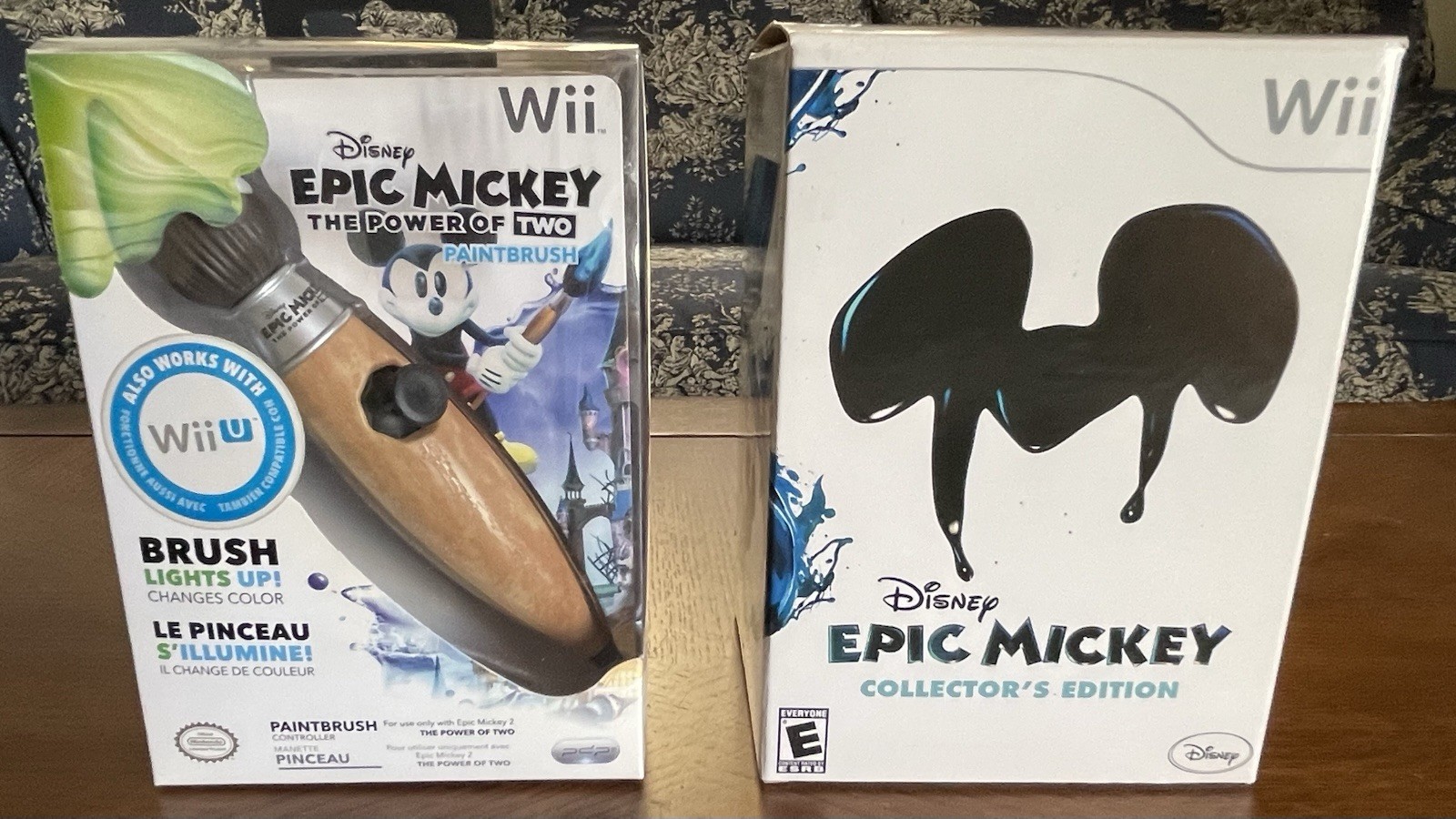 Wii Epic Mickey Collector’s Edition Open Box & Sealed Epic Mickey 2 Paint Brush