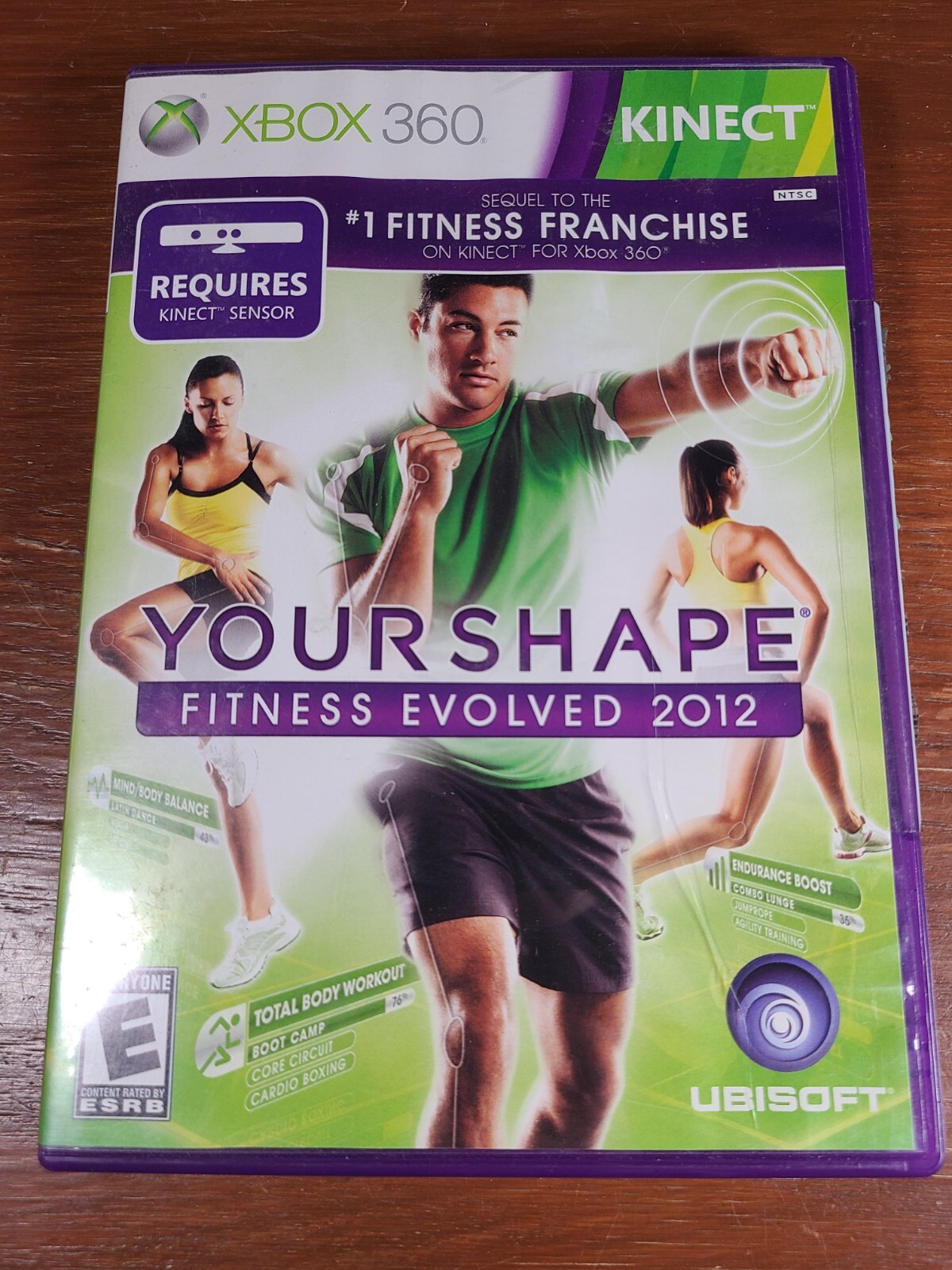 Kinect Your Shape: Fitness Evolved 2012 (Xbox 360, 2011) Tested + Working