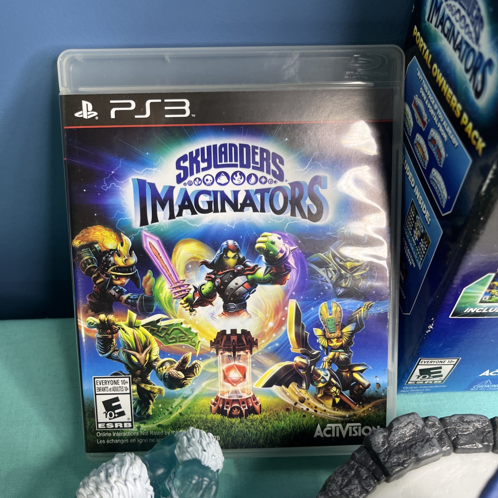 PS3 Skylanders Imaginators Portal Owners Pak open box w/portal and 7 figures