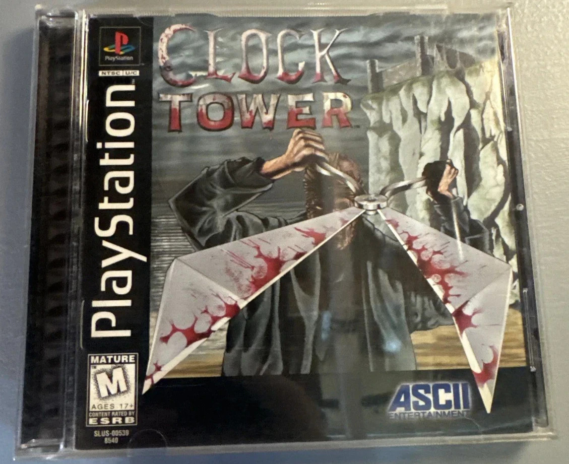 Clock Tower (SONY PlayStation 1 PS1, 1997) Resident Evil PRISTINE COMPLETE MINT