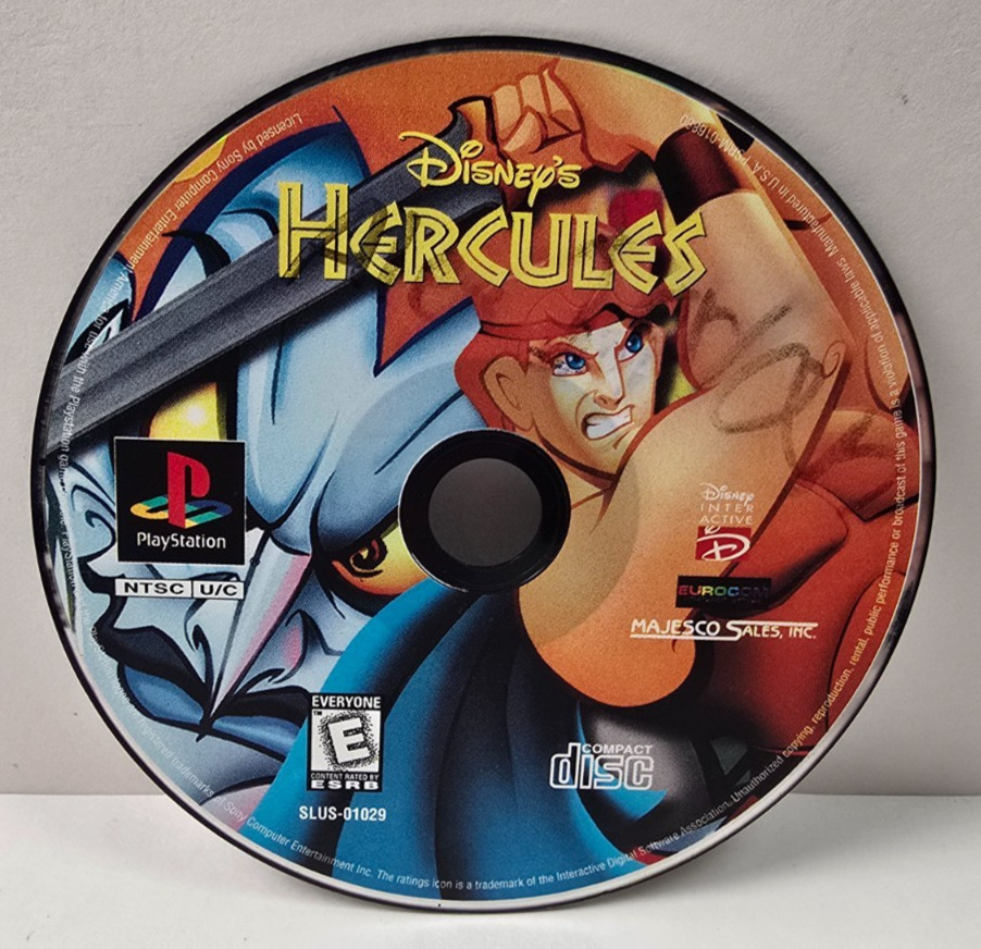 Disney Hercules – PlayStation 1, PS1 – Complete CIB – Black Label BL