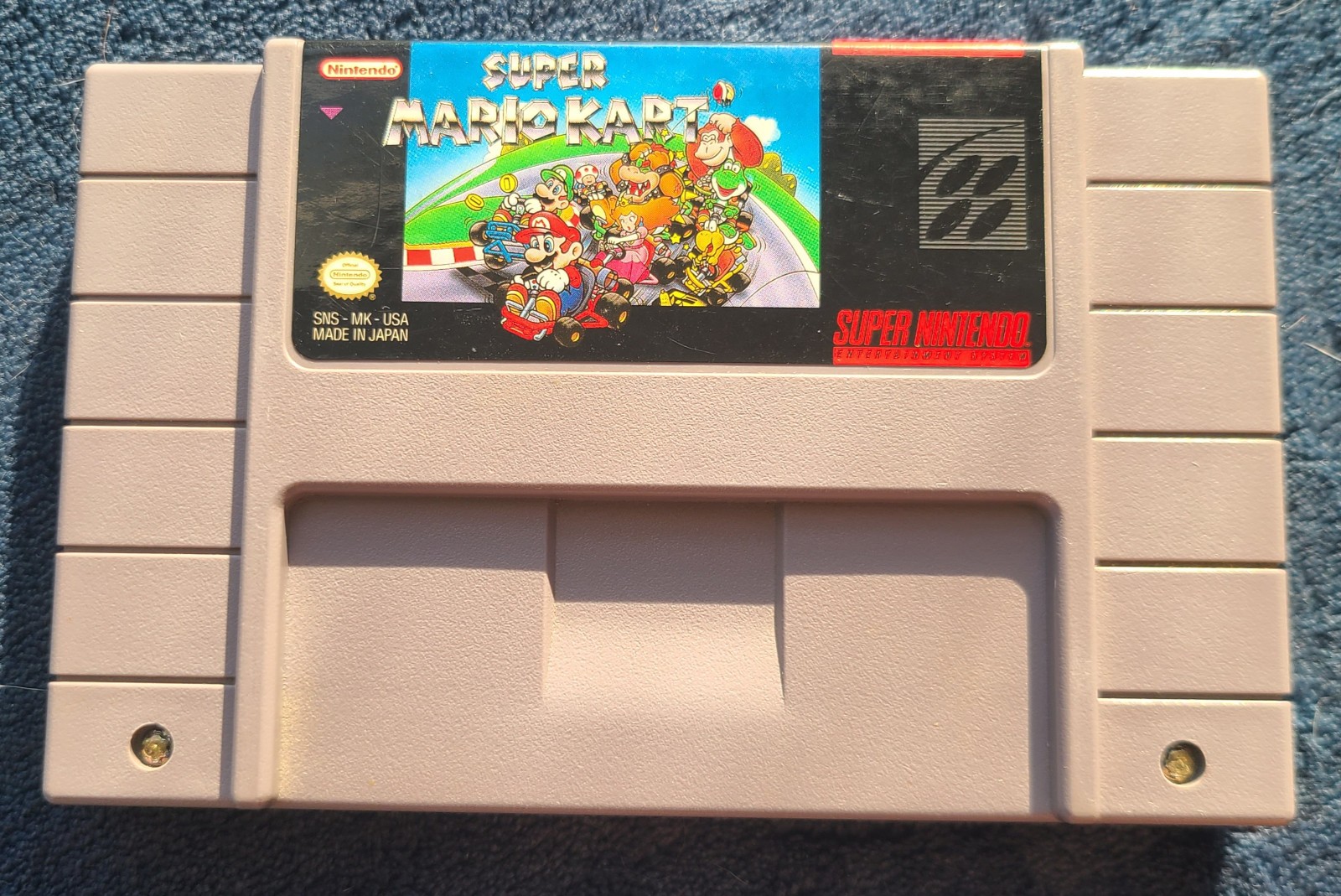Super Mario Kart (Nintendo SNES, 1992) Cart Only – Authentic & Tested!