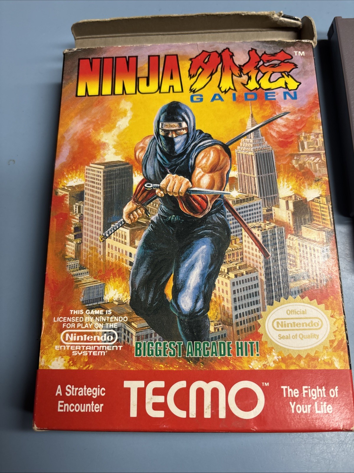 Ninja Gaiden Nintendo Entertainment System 1989 NES CIB Complete