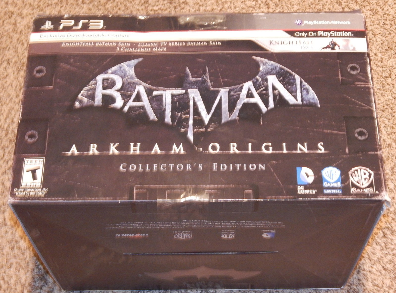 COMPLETE Batman: Arkham Origins Collector’s Edition (PlayStation 3) DISC Sealed!