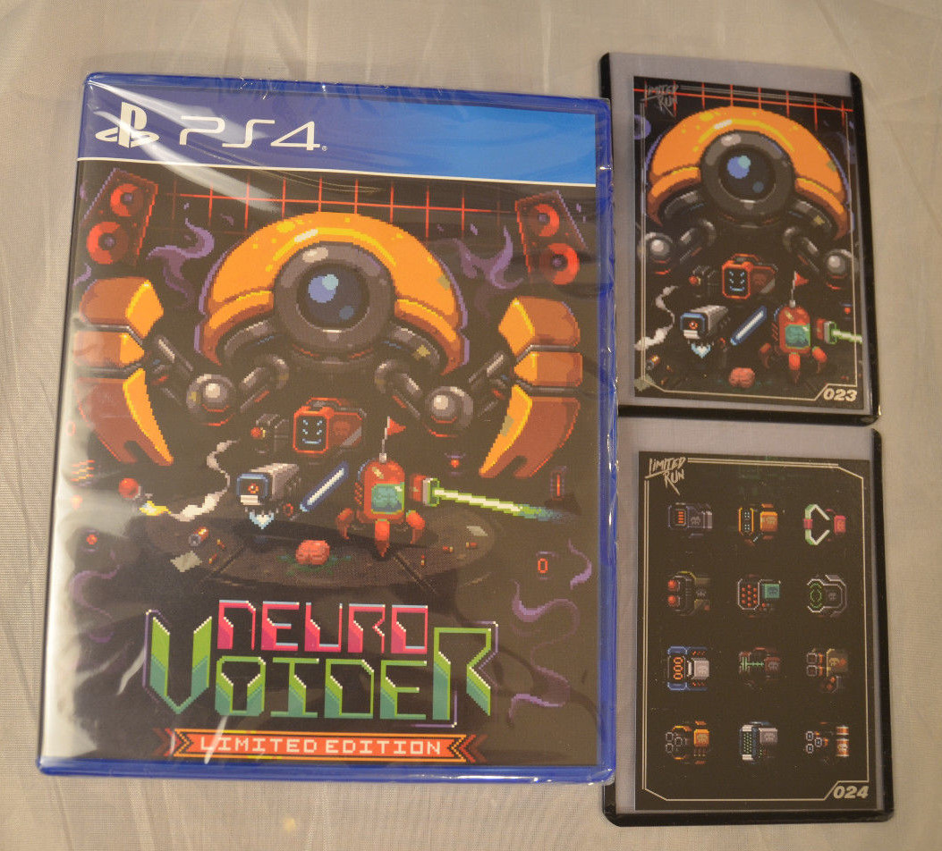NeuroVoider Sony PLaystation 4 PS4 Limited Run Games Edition & Cards LR-P44 New