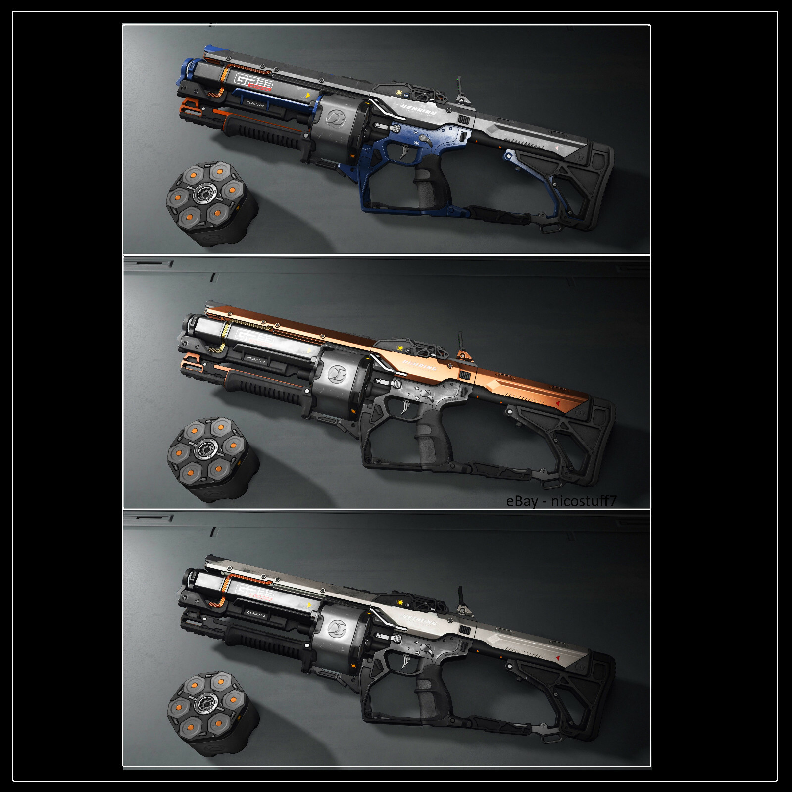 STAR CITIZEN – GP-33 MOD GRENADE LAUNCHER (FPS WEAPON – 3 VERSIONS)