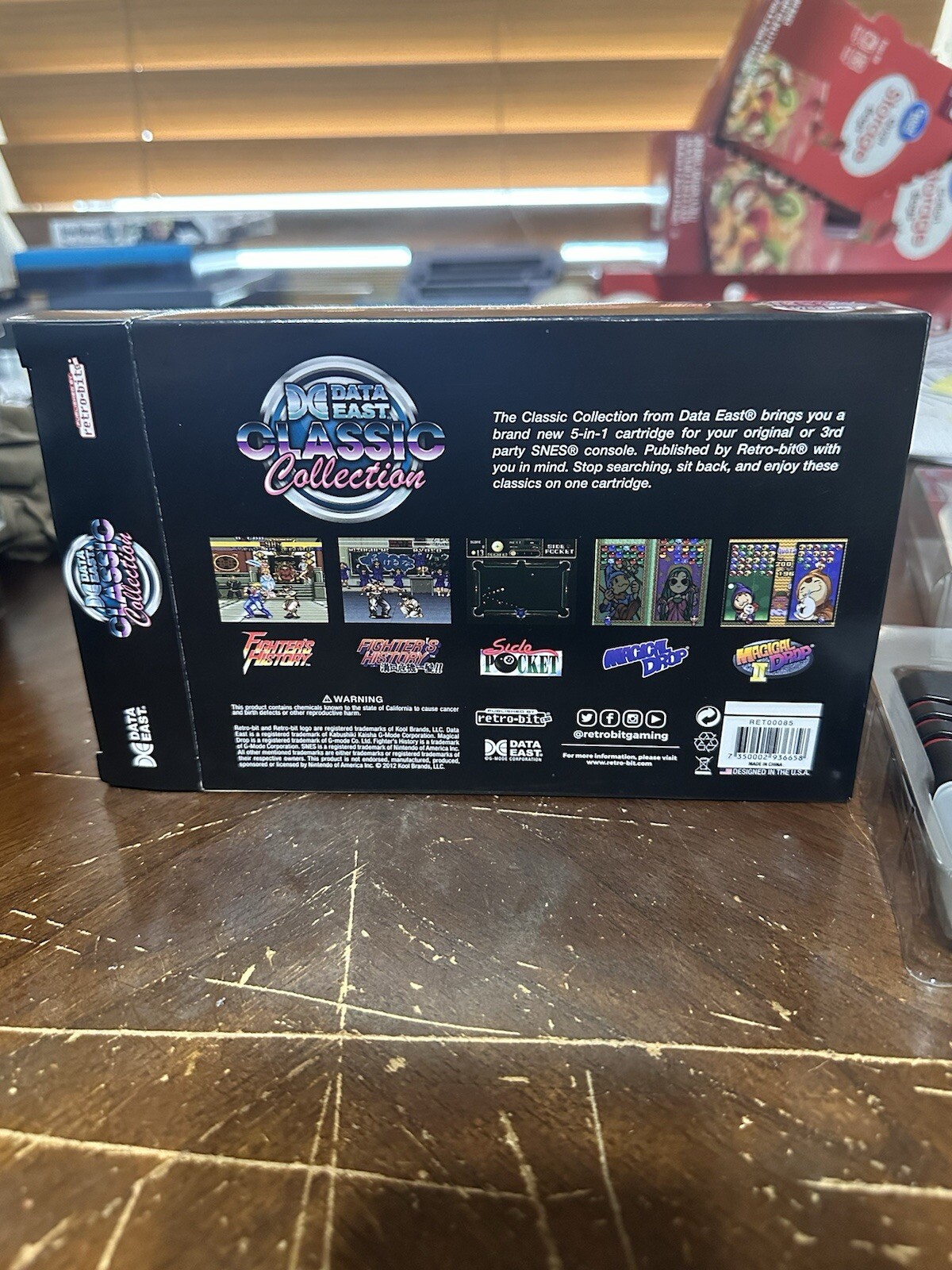 Data East Classic Collection 16 BIT 5-in-1 Cartridge SNES