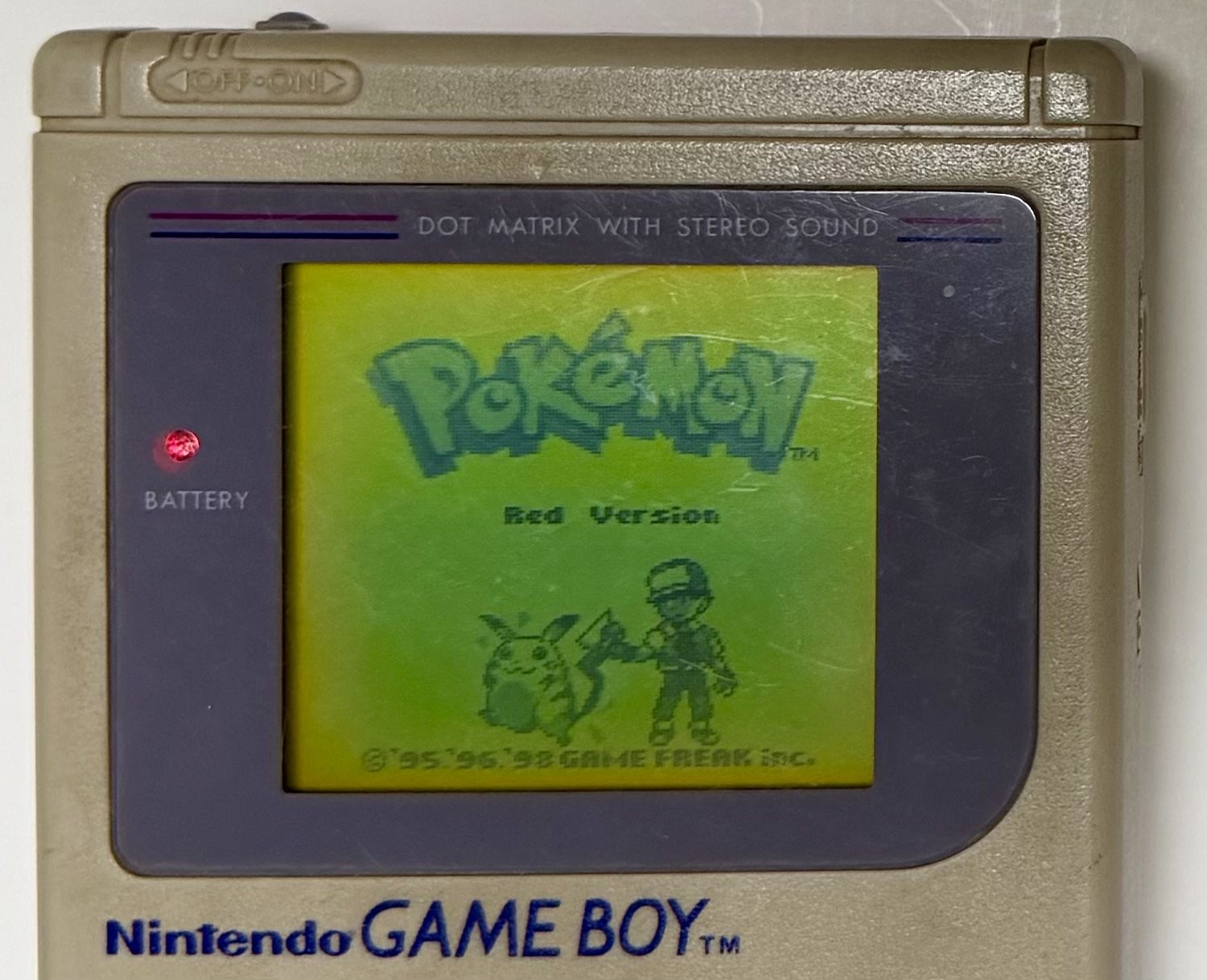 Pokémon: Red Version – Nintendo Game Boy – Tested and Working