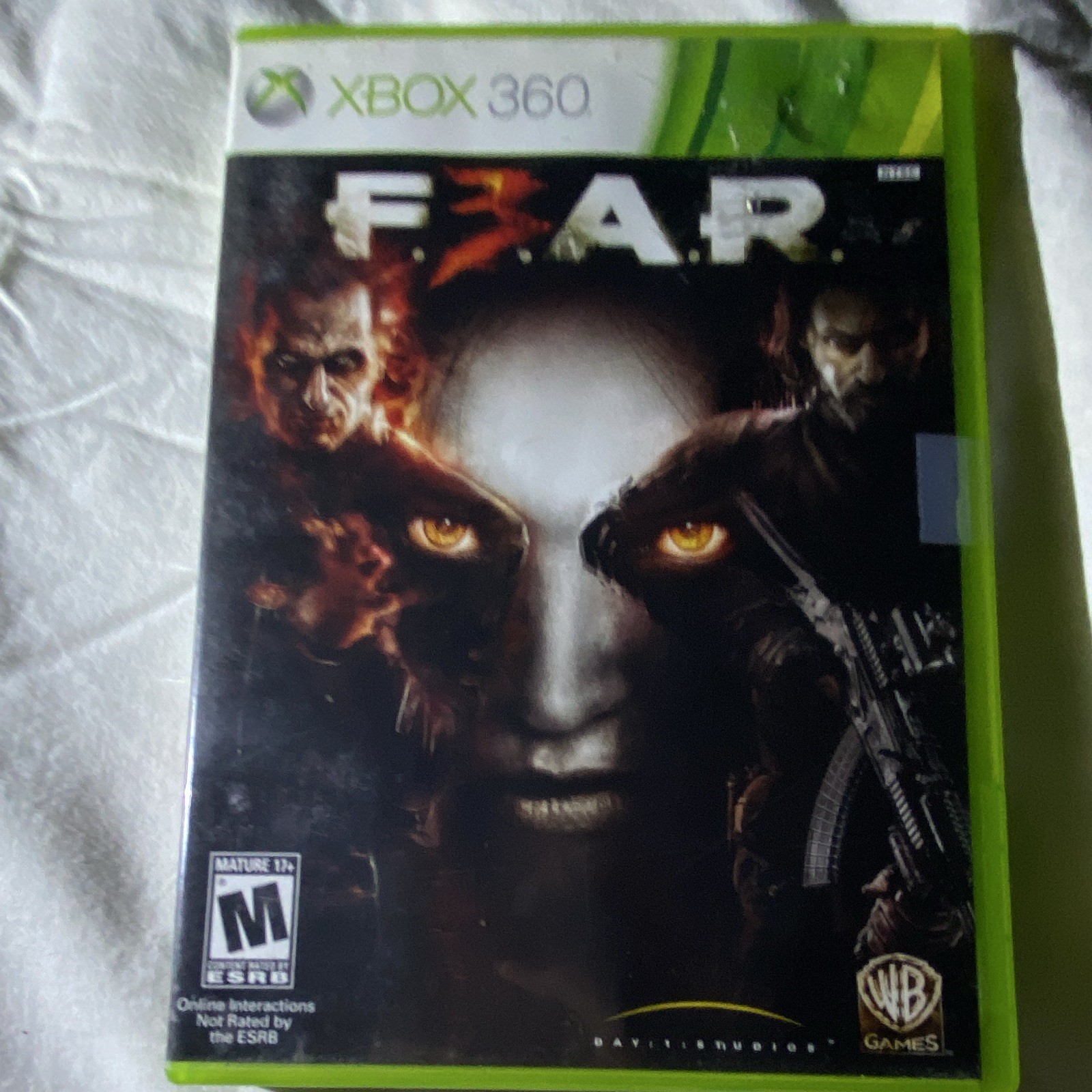 WB Games F.E.A.R. 3 Microsoft Xbox 360 M Shooter 2011 NTSC-U/C Manual