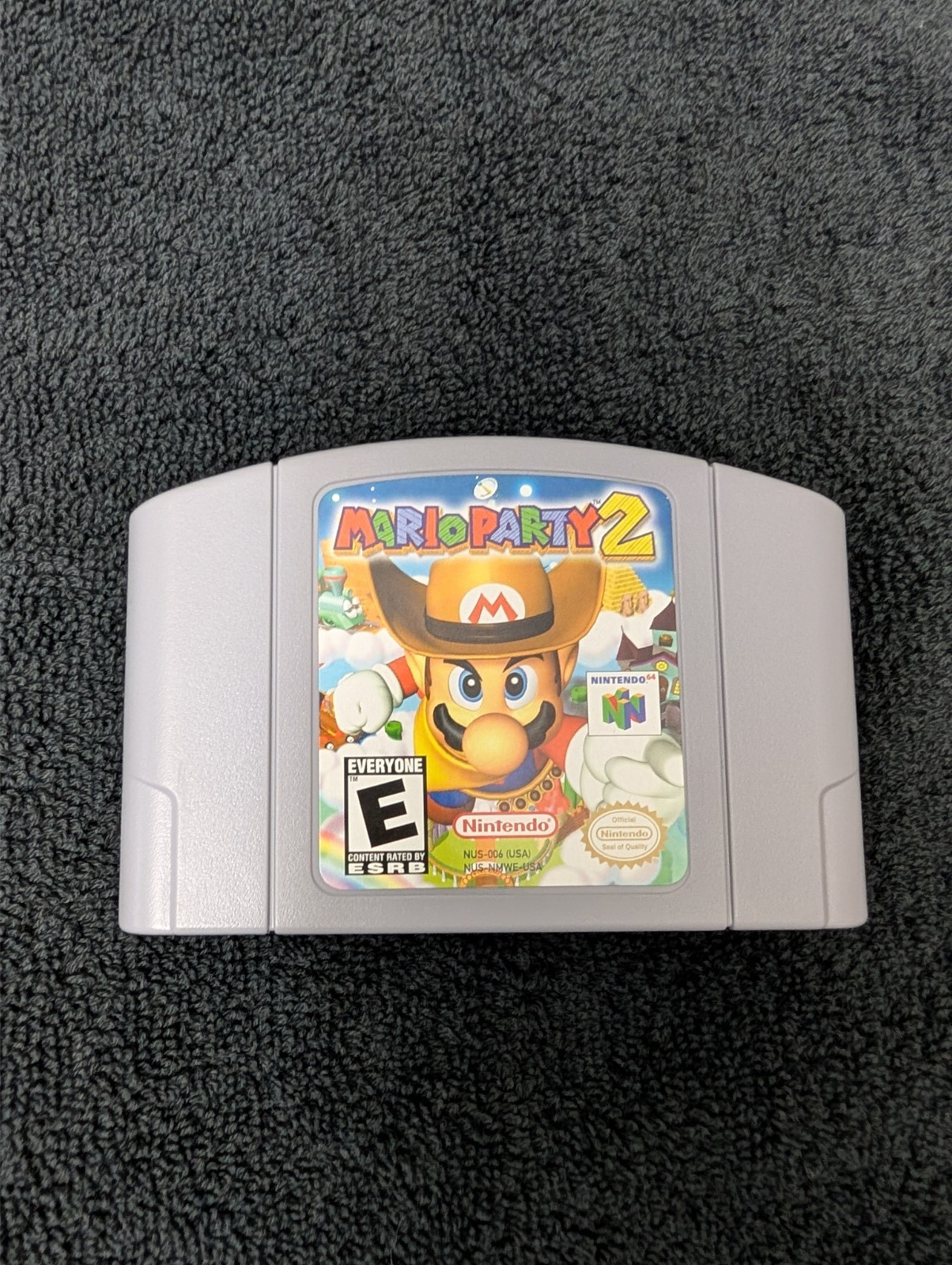 Mario Party 2 Nintendo 64 N64 Video Game Cartridge 1997, Tested Working