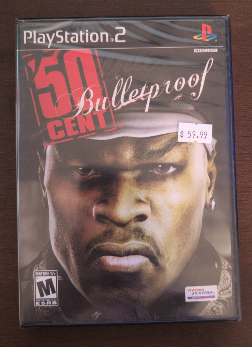 50 Cent: Bulletproof (Sony PlayStation 2, 2005) BRAND NEW PS2 FACTORY SEALED