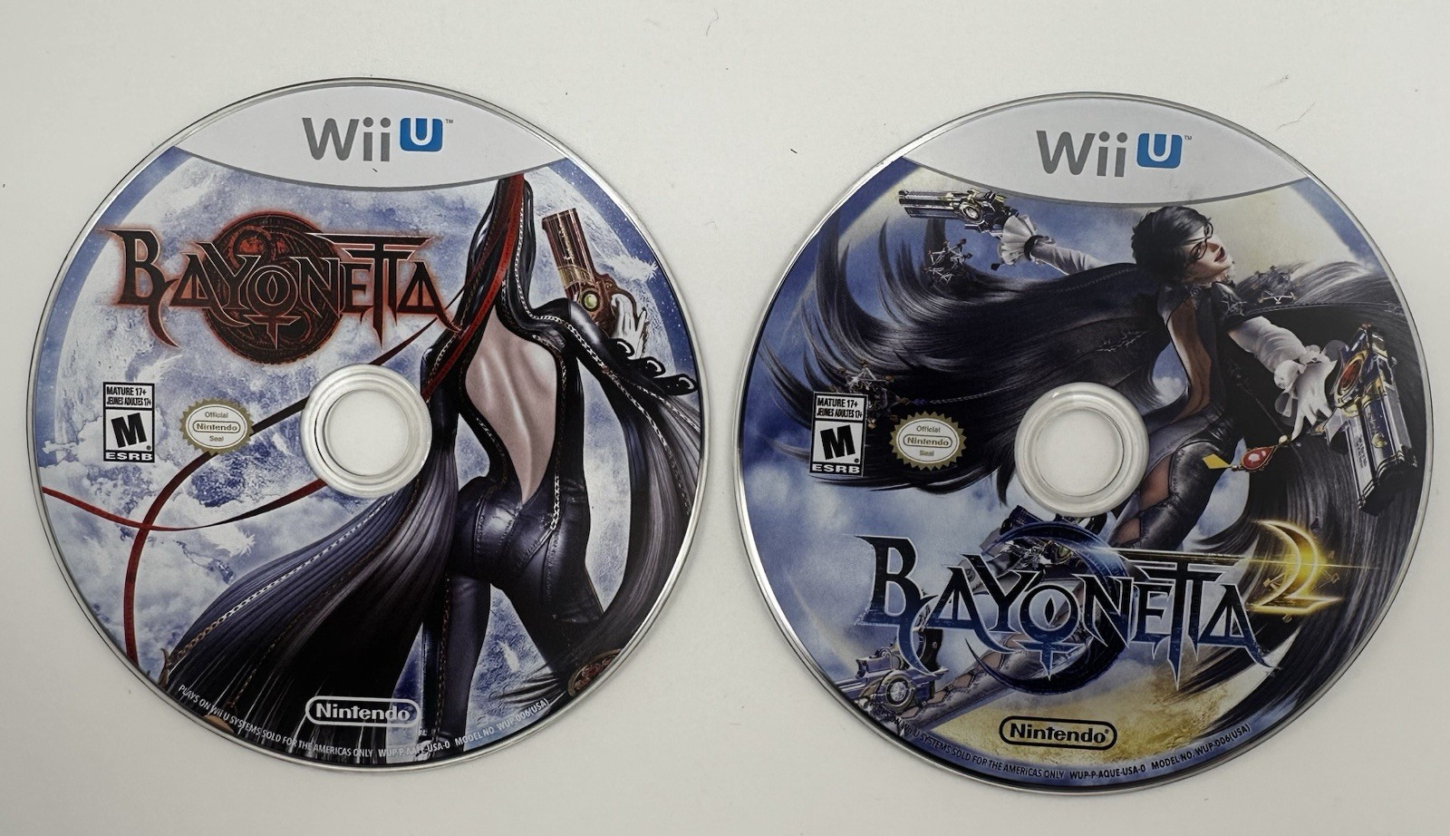 Nintendo Wii U Bayonetta 1 & 2 Discs Only
