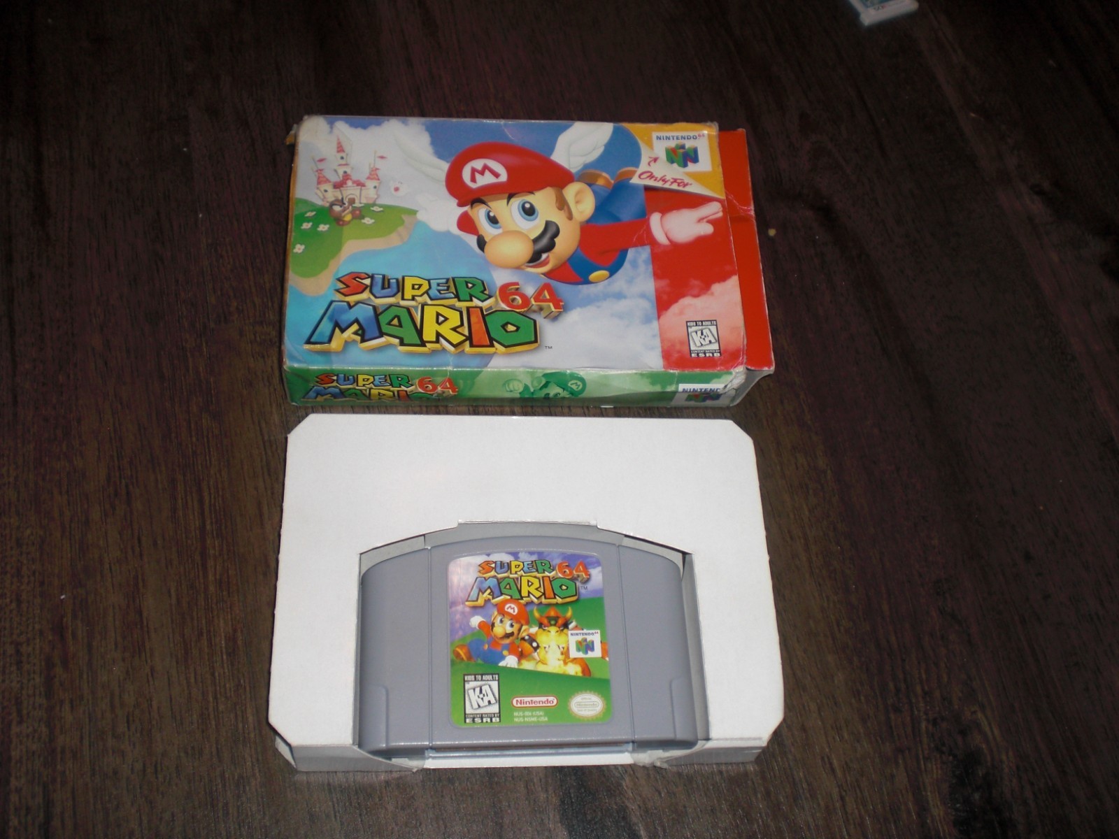 AUTHENTIC Super Mario 64 Game 4 Nintendo 64 N64 Console System w Original Box