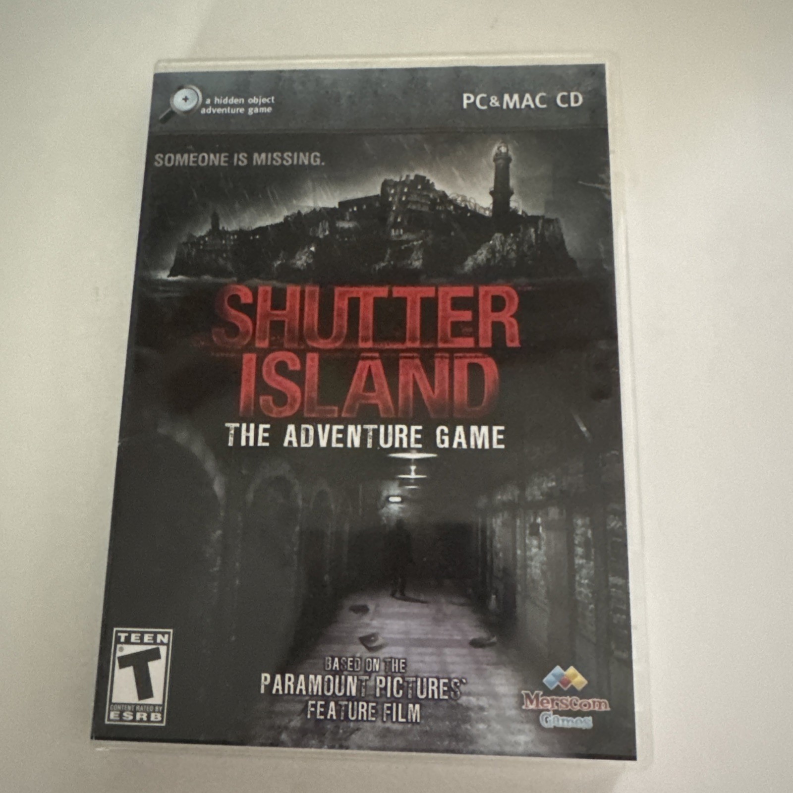 Shutter Island: The Adventure Game WIN MAC CD ROM Software T (Teen) No Manual