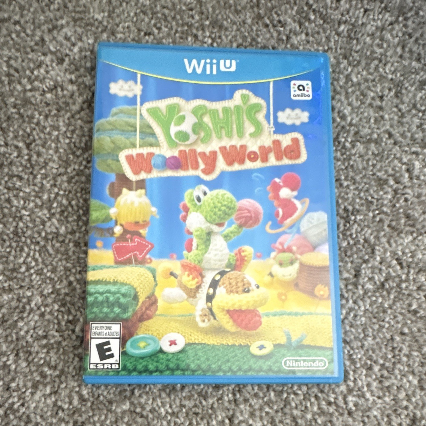 Nintendo Yoshi’s Woolly World (Yoshi Series) Wii U E NTSC-U/C Case Manual