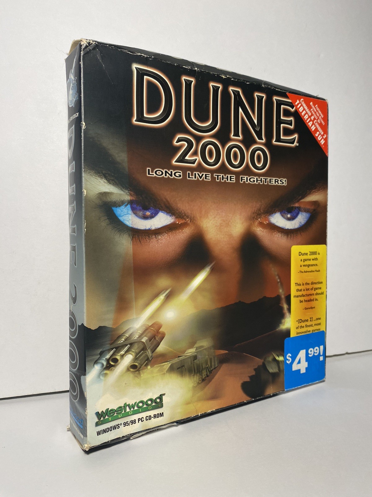 Dune 2000 Long Live The Fighters – Big Box Pc Game – SEALED – BOX DAMAGE!! READ!