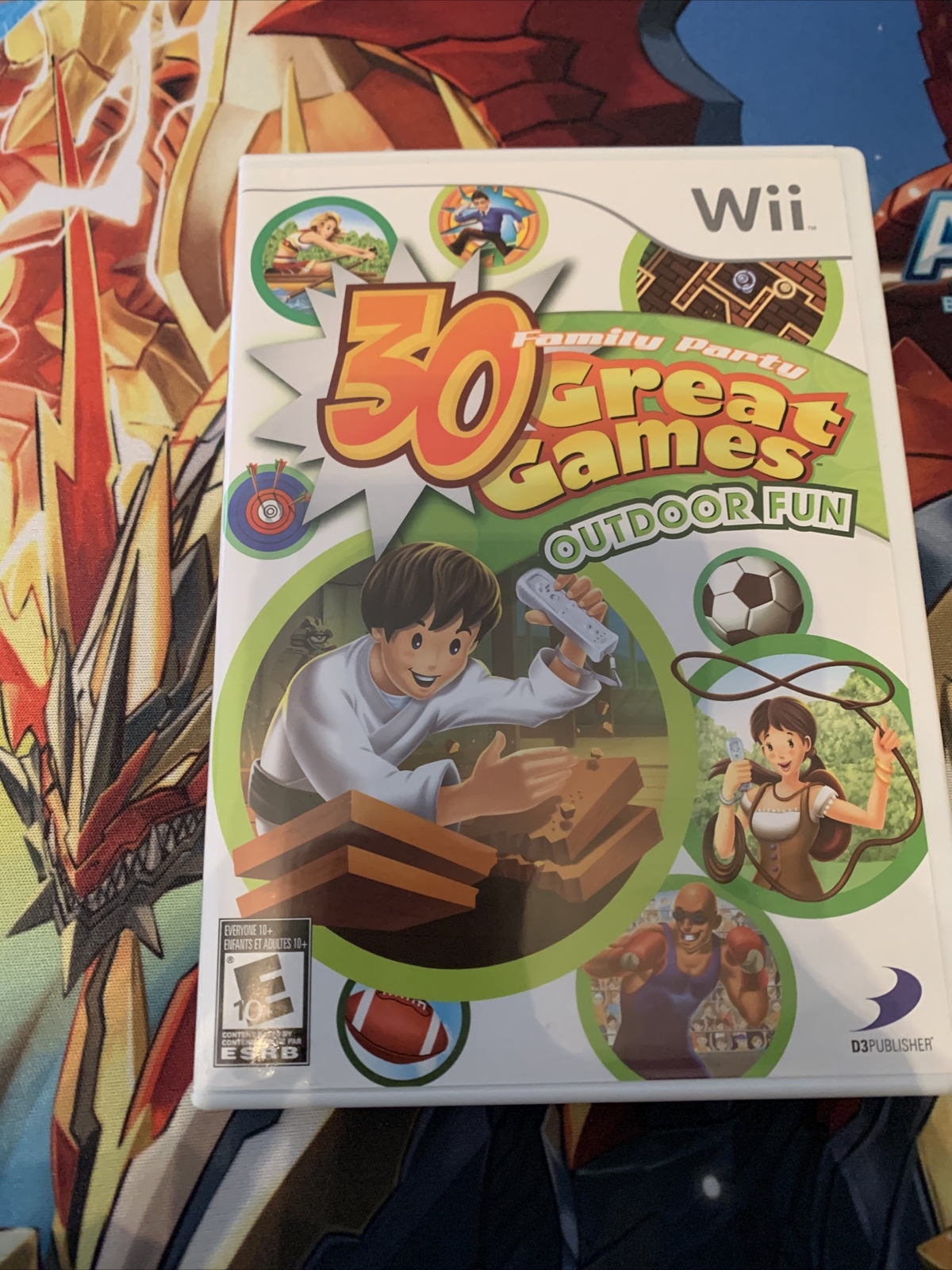 Family Party: 30 Great Games Outdoor Fun (Nintendo Wii, 2009) CIB Tested&Works