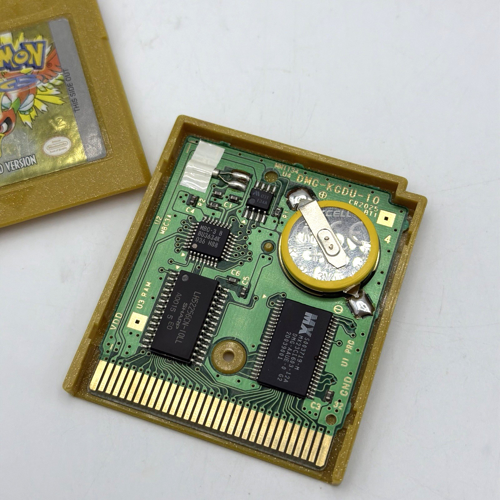 Pokemon Gold Version – Gameboy Color *AUTHENTIC & NEW SAVE BATTERY* GBC