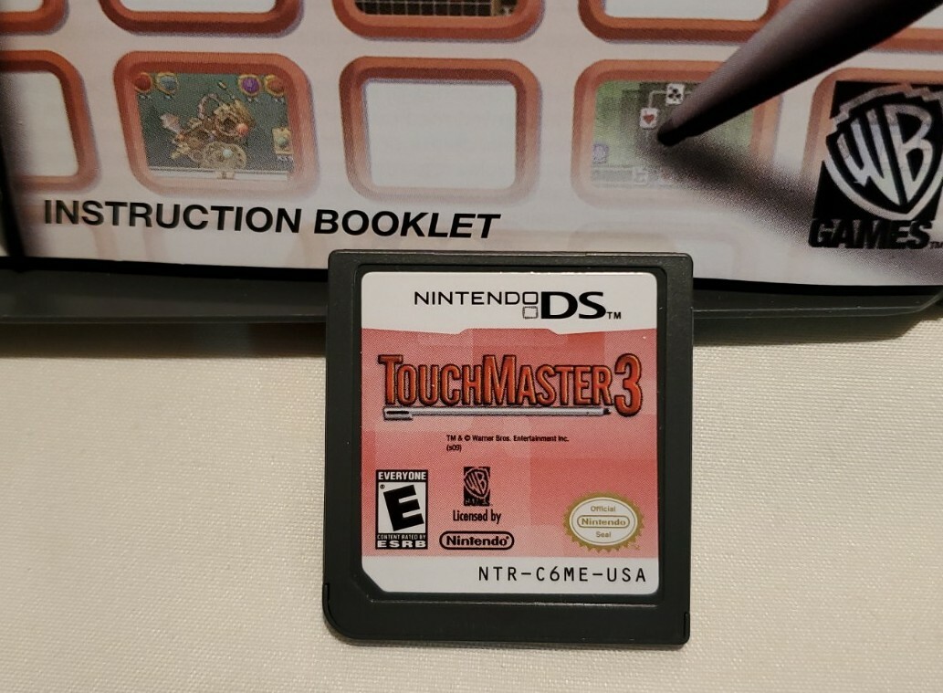 TouchMaster 3 (Nintendo DS, 2009) Cross Words DS Lot