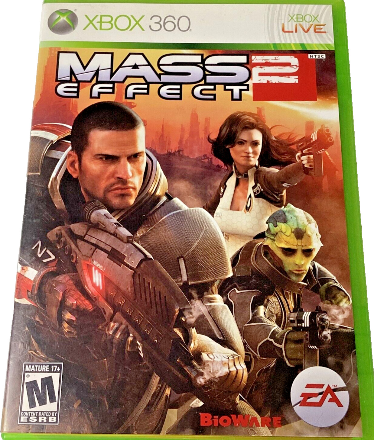 Mass Effect 2, Xbox 360 2010, M-Mature 17+, (2 Discs)