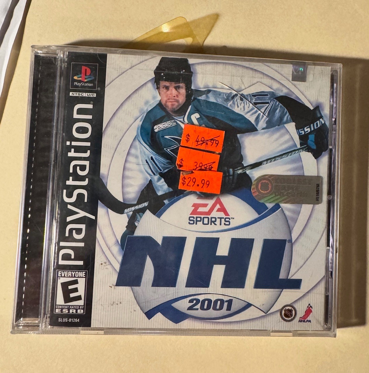 NHL Play Station SEALED 2001 BRAND NEW SAN JOSE SHARKS EA SPORTS MINT PS1 PS2