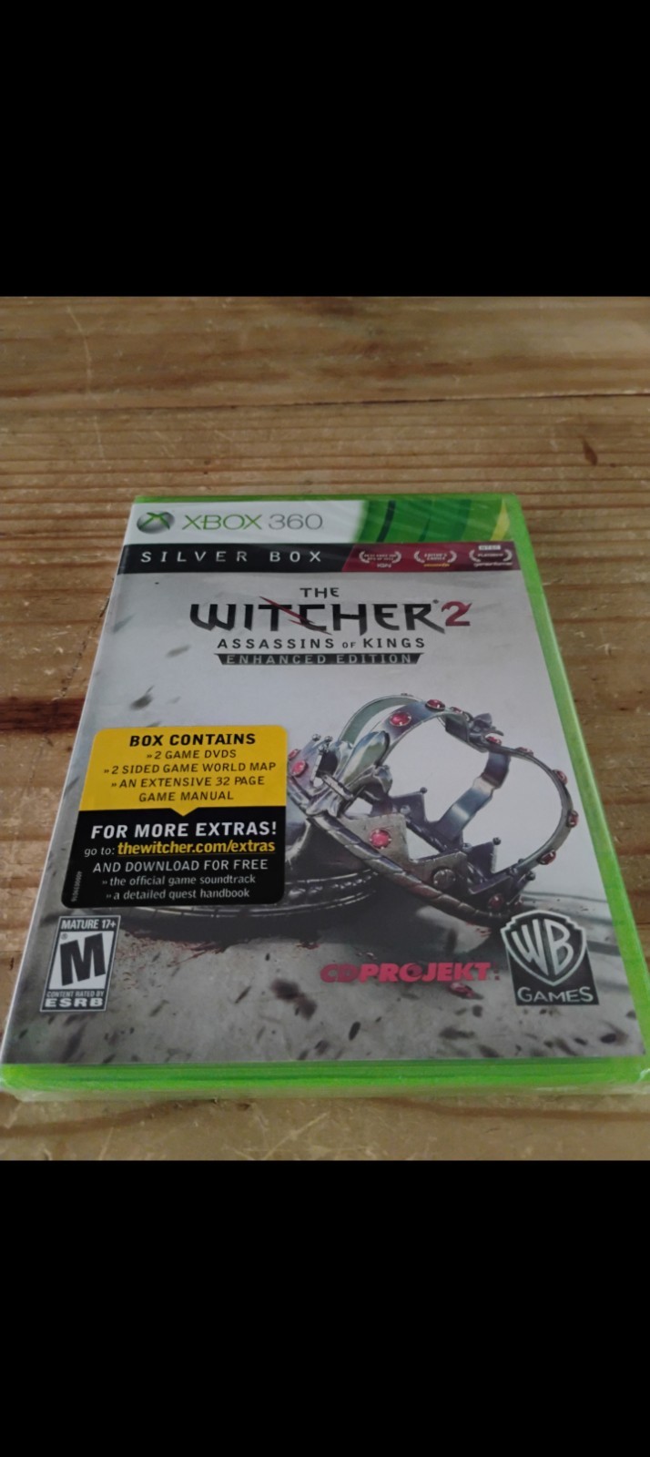 WB Games The Witcher 2 Assassins of Kings Enhanced Xbox 360 Manual (Fac Sealed)