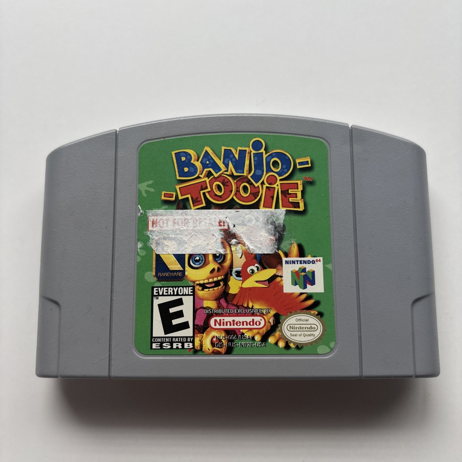 Banjo Tooie Not For Resale NFR Nintendo 64 N64 Authentic Store Kiosk Demo Refurb