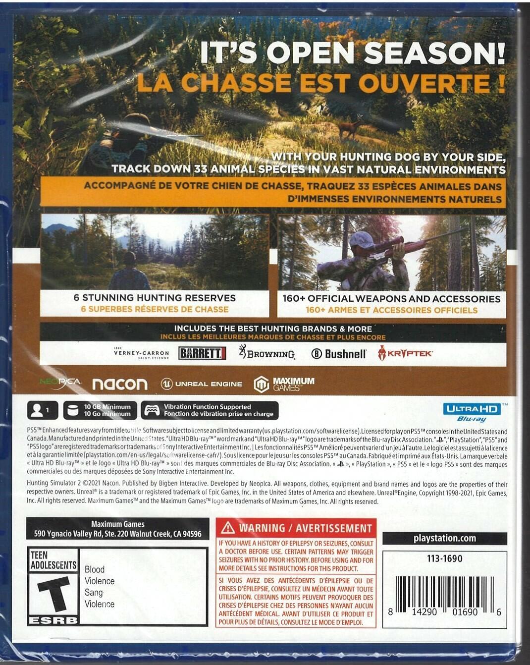 Hunting Simulator 2 – PlayStation 5