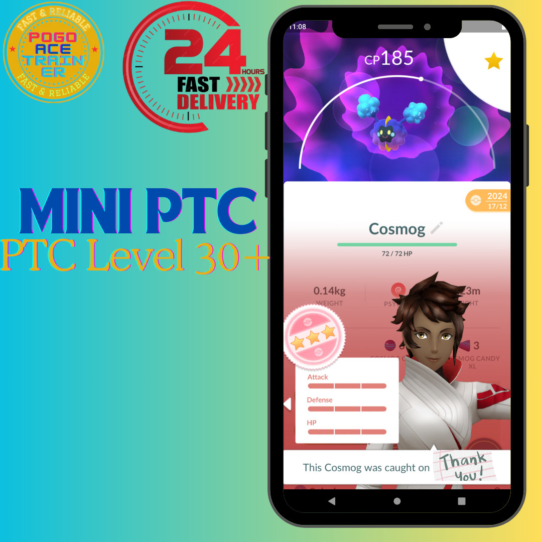 Hundo Cosmog (100%IV) – PTC Level 30+