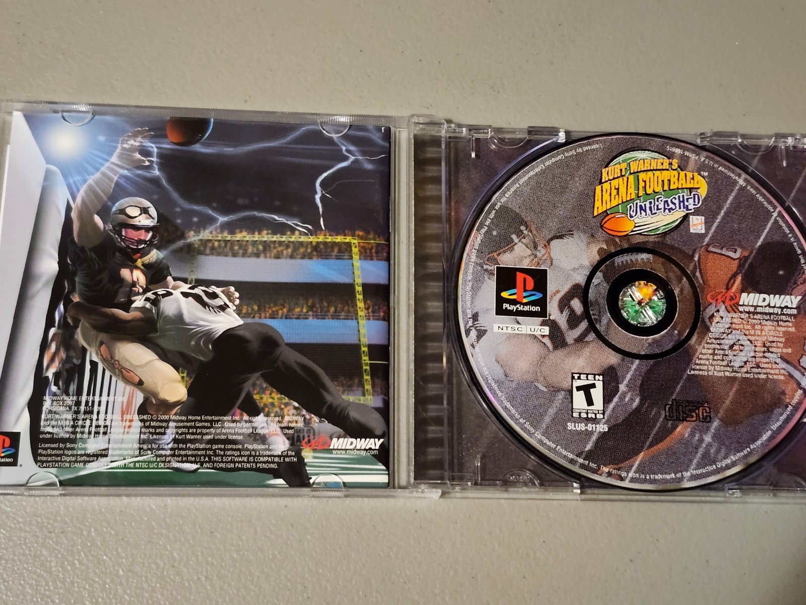 Kurt Warner’s Arena Football Unleashed Ps1 PlayStation 1 CIB