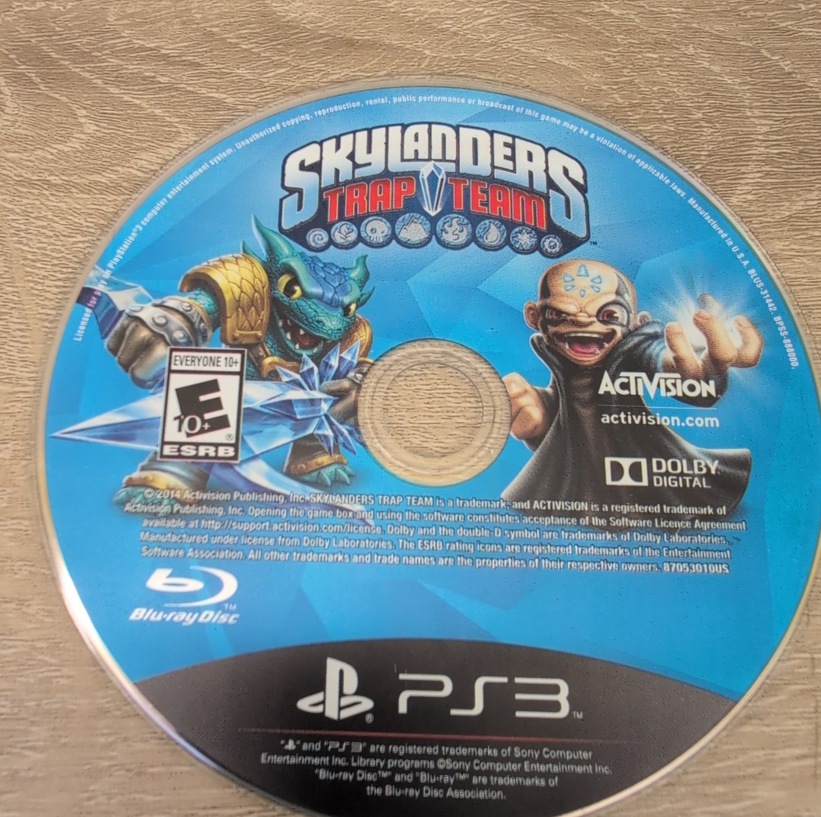 Skylanders Trap Team Playstation 3 Game Disc Only PS3