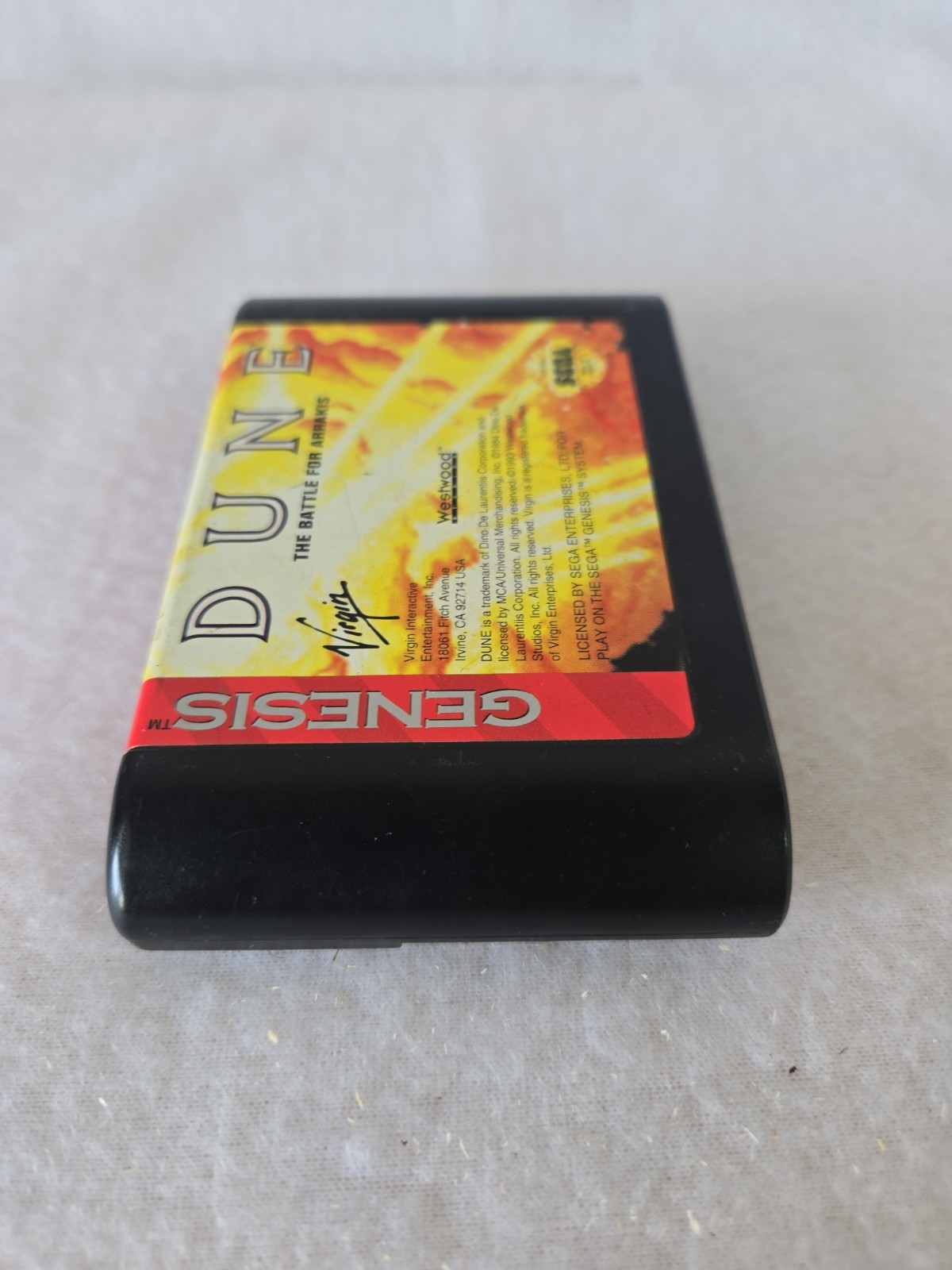 Dune: The Battle for Arrakis (Sega Genesis, 1993 Authentic Game Cartridge Tested