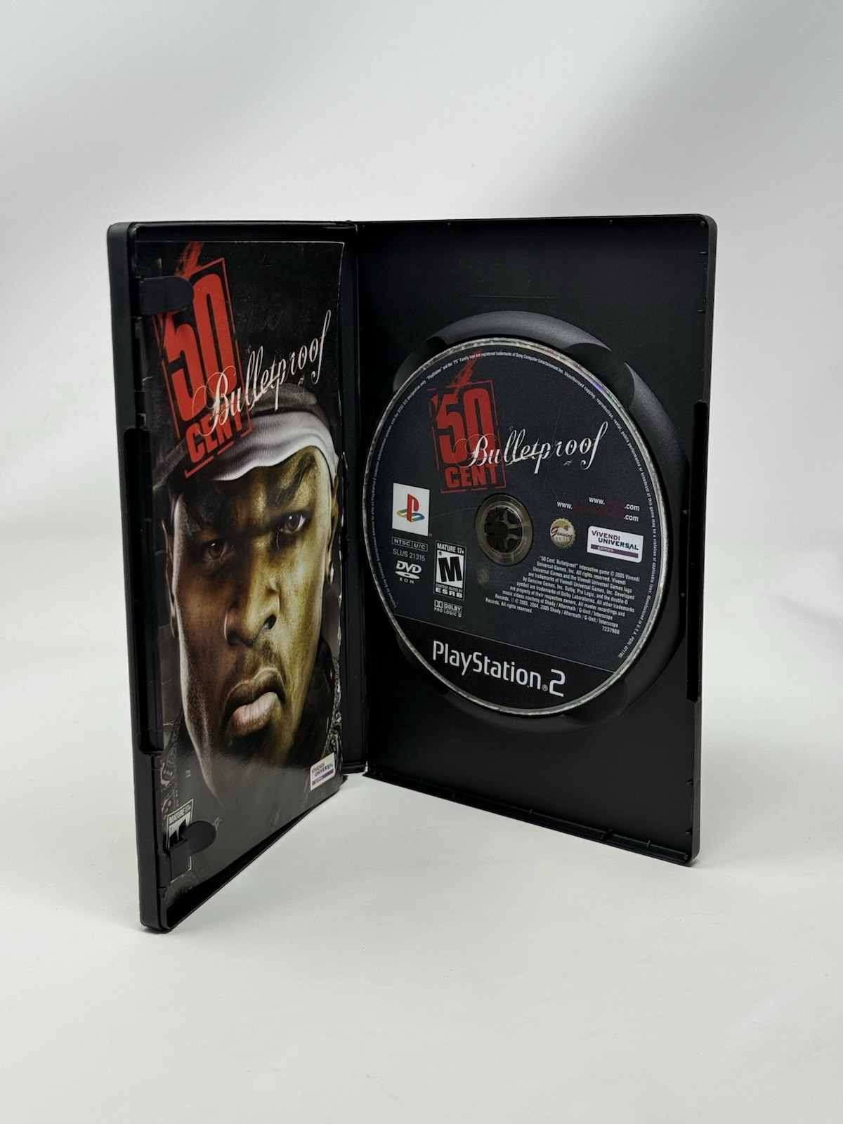 50 Cent Bulletproof PS2 PlayStation 2 Complete CIB Black Label Pristine Disc