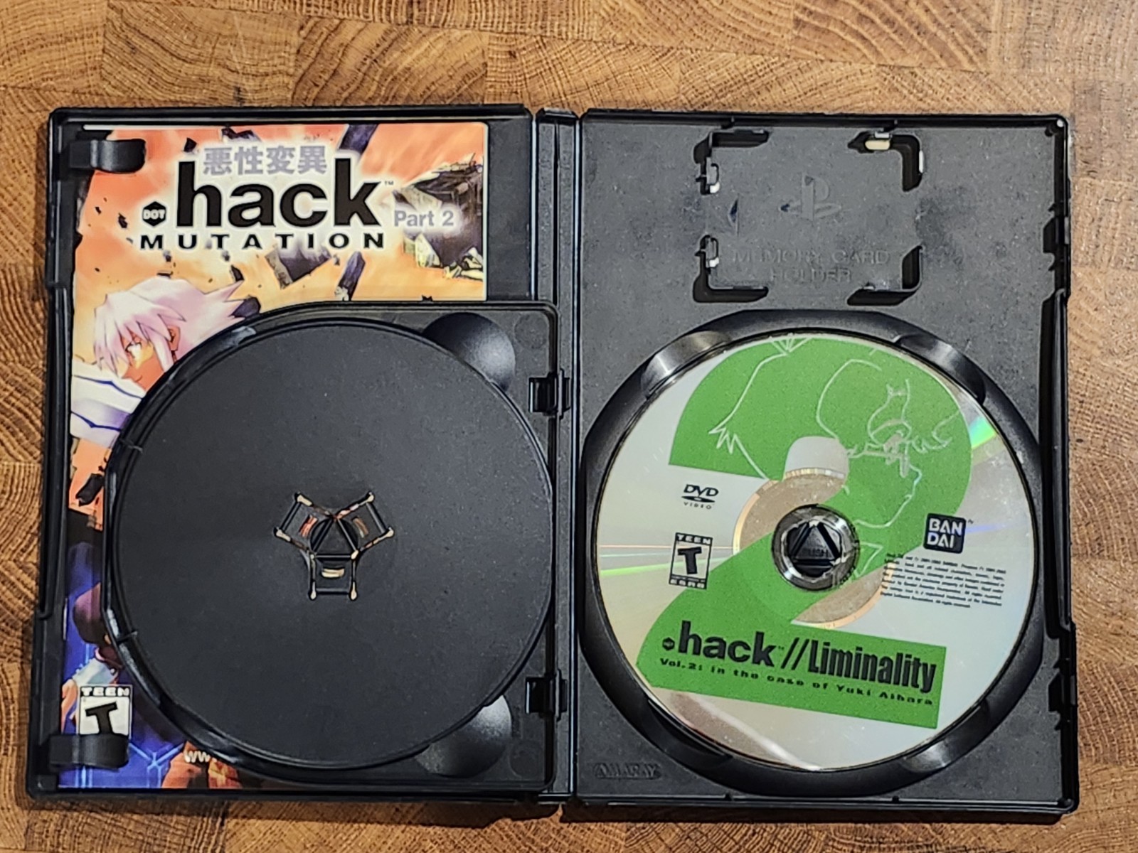 .hack Dot Hack Mutation Part 2 PS2 CIB Conplete with DVD Tested