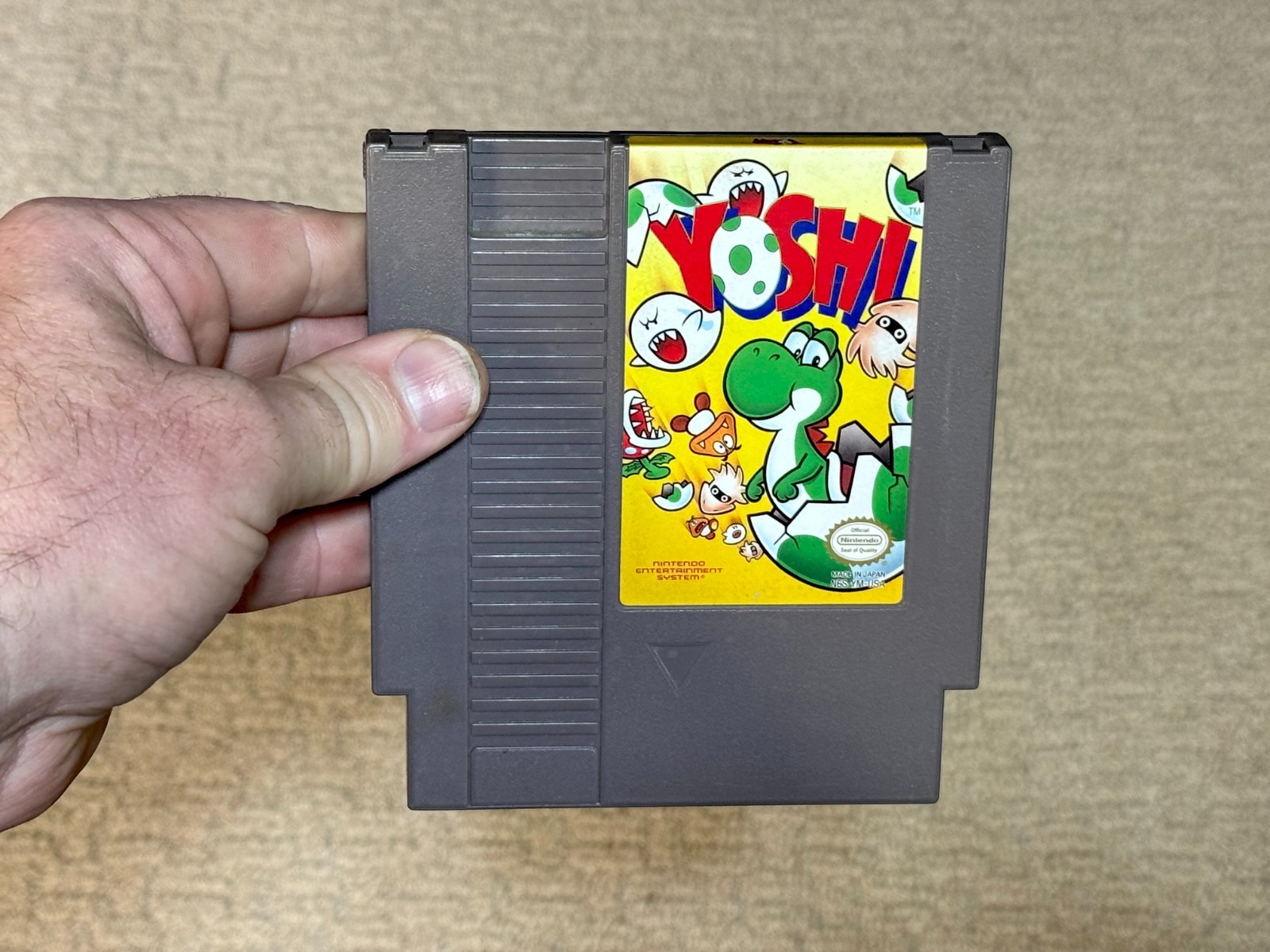 Yoshi – Nintendo NES Game Cartridge – Authentic – Tested
