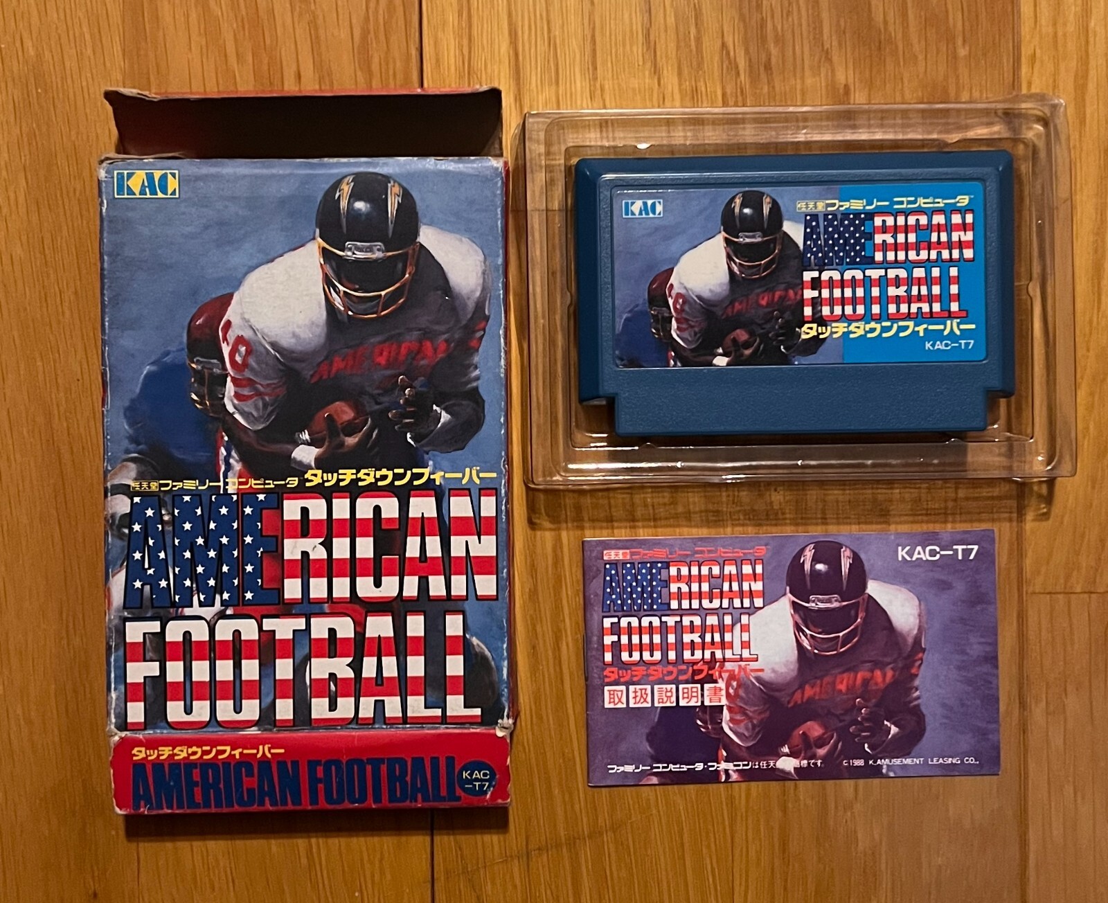 American Football Touchdown Fever Famicom KAC Japan FC NES 1988
