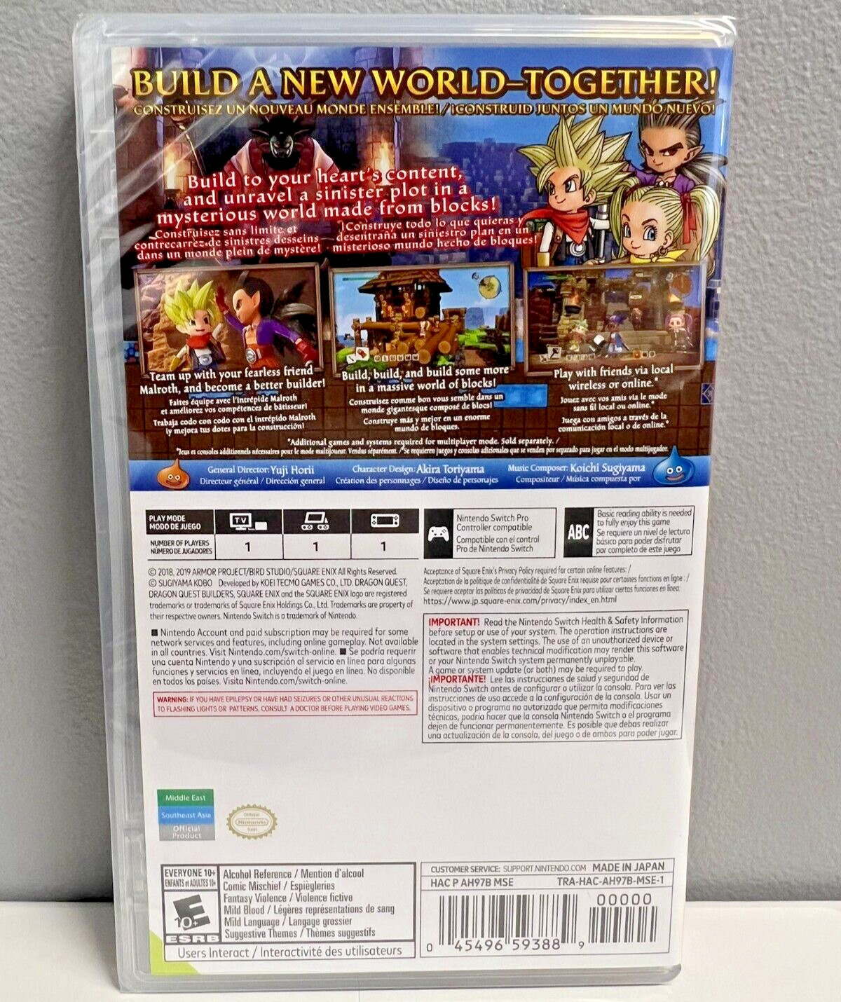 Dragon Quest Builders 2 Switch Brand New Game (Multiplayer, 2019 Action RPG)